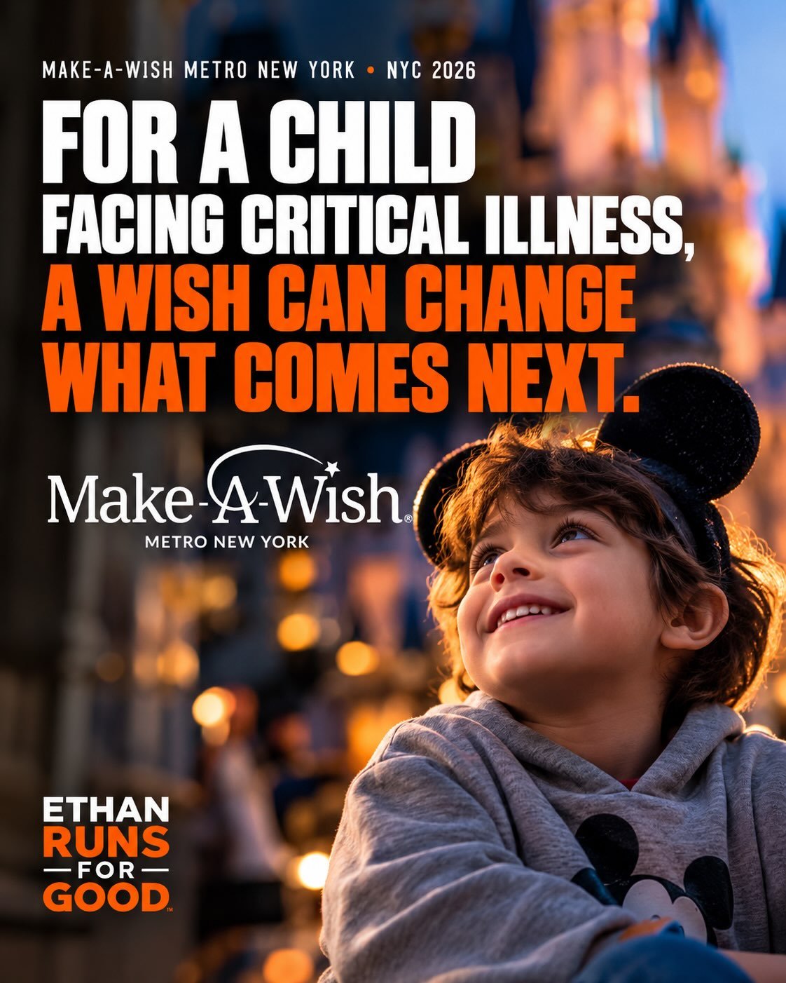 I keep coming back to this because &ldquo;a wish&rdquo; can sound like a nice thing someone gets after going through something hard.

That isn&rsquo;t really what this is.

For a child living through critical illness, a wish can become something to h