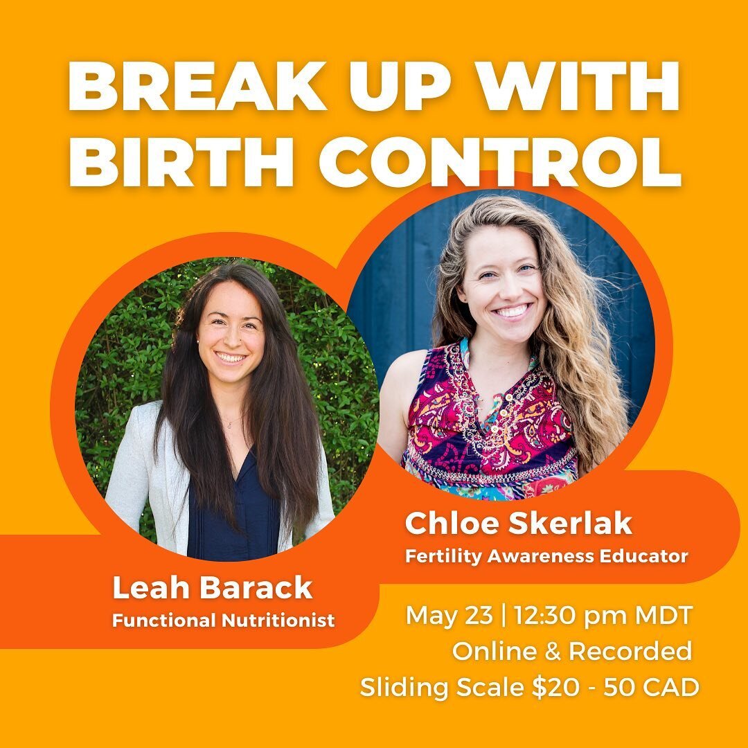 Do you have depression?
Anxiety?
Brain fog?
Migraine headaches?
Low libido?
Recurring vaginal infections?
Gut health issues?
 It might be time to break up with your birth control 💔

And Leah and Chloe are here to show you how to do it. 
Coming off h