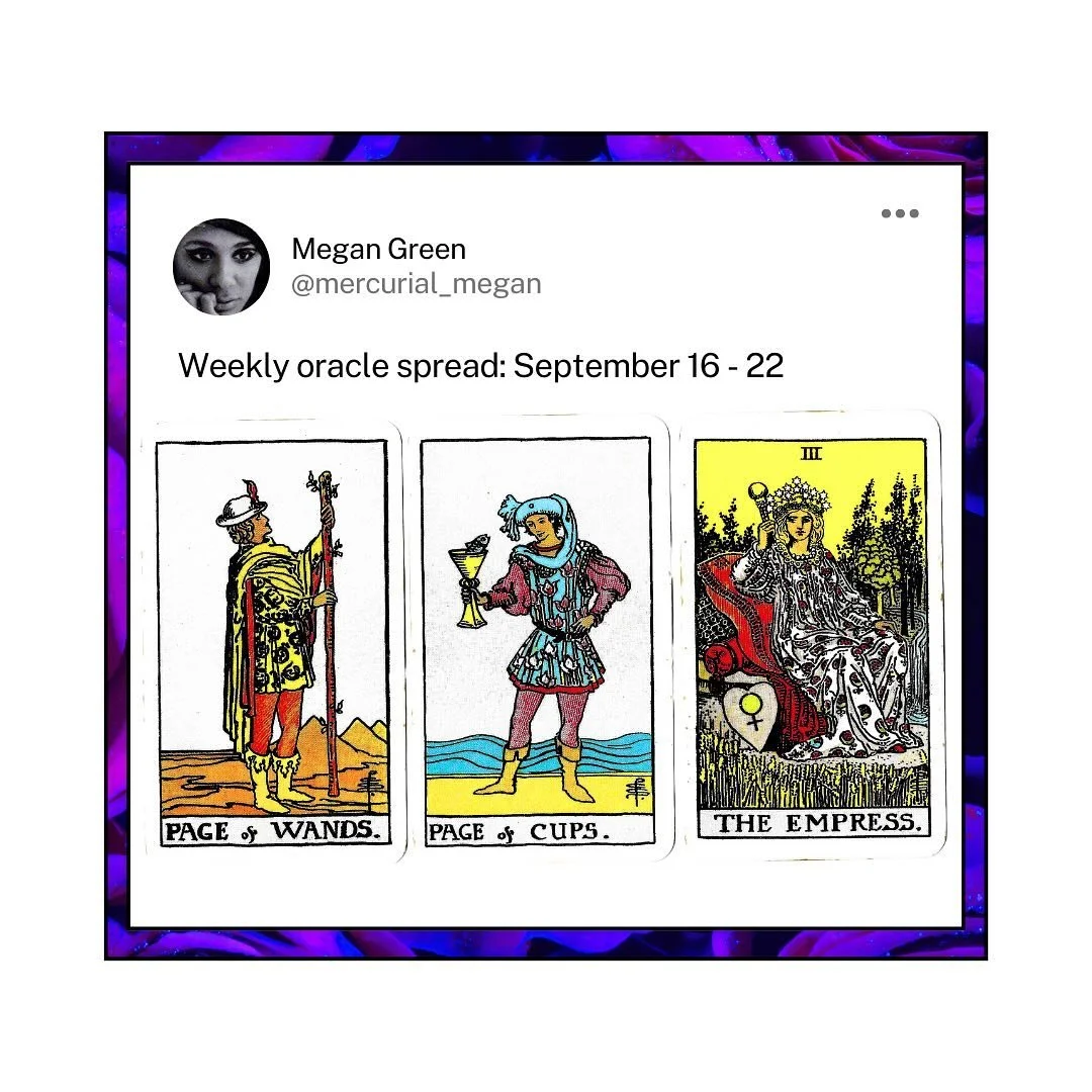 ✨🕳️You&rsquo;re in the eclipse portal baby! Anything is possible now. ✨

#astrology #tarot #weeklyhoroscope