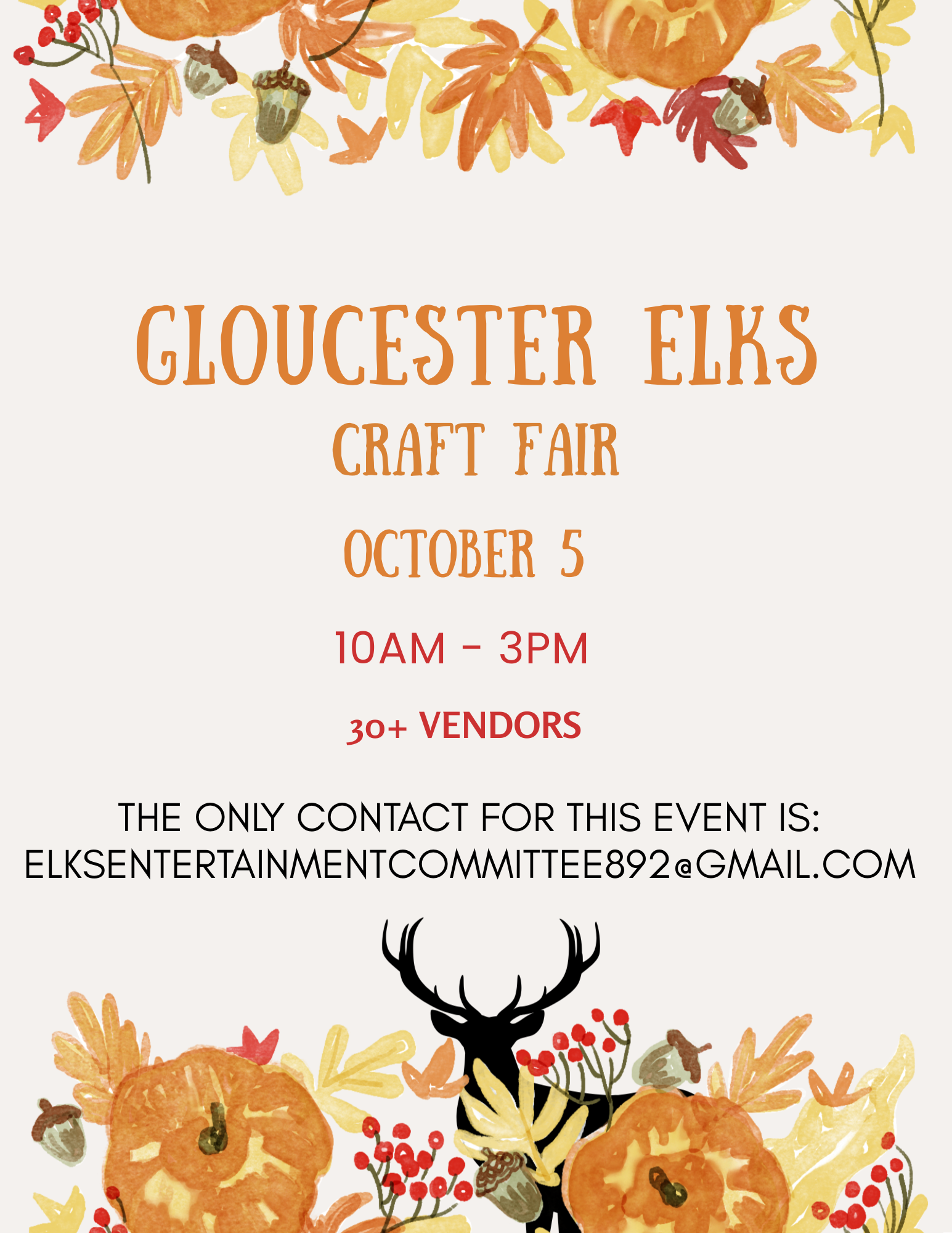 Elks Fall Craft Fair