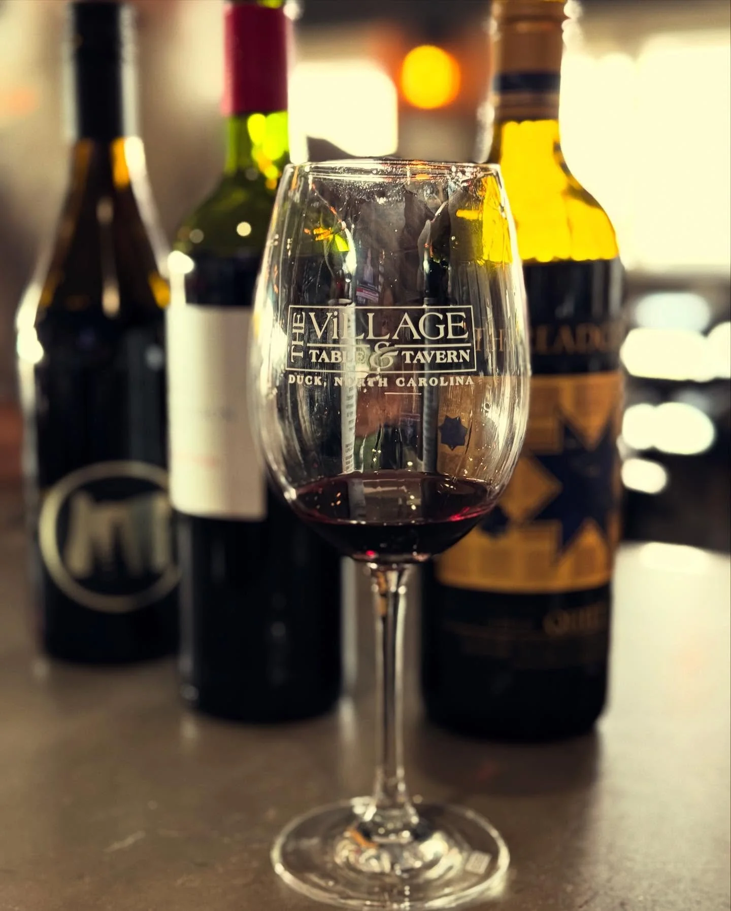 Grab some friends and grab a bottle (or two 🙃)! Half price bottles of wine all day today at The Village Table &amp; Tavern in Duck. Cheers to Wednesday! 🍷 🎉
.
.
#winewednesday #winebythebottle #winespecial #wednesdayspecial #obxwinespecial #lunch 