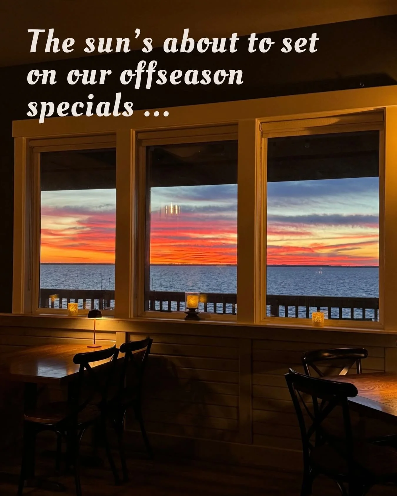 Join us this week at The Village for your last chance to enjoy our offseason specials:
&bull;
Martini Monday: $12.50 specialty martinis
Lasagna Night Tuesday: $25 lasagna dinner special and select Italian wines for $10/glass
Wine Wednesday: 1/2 off a