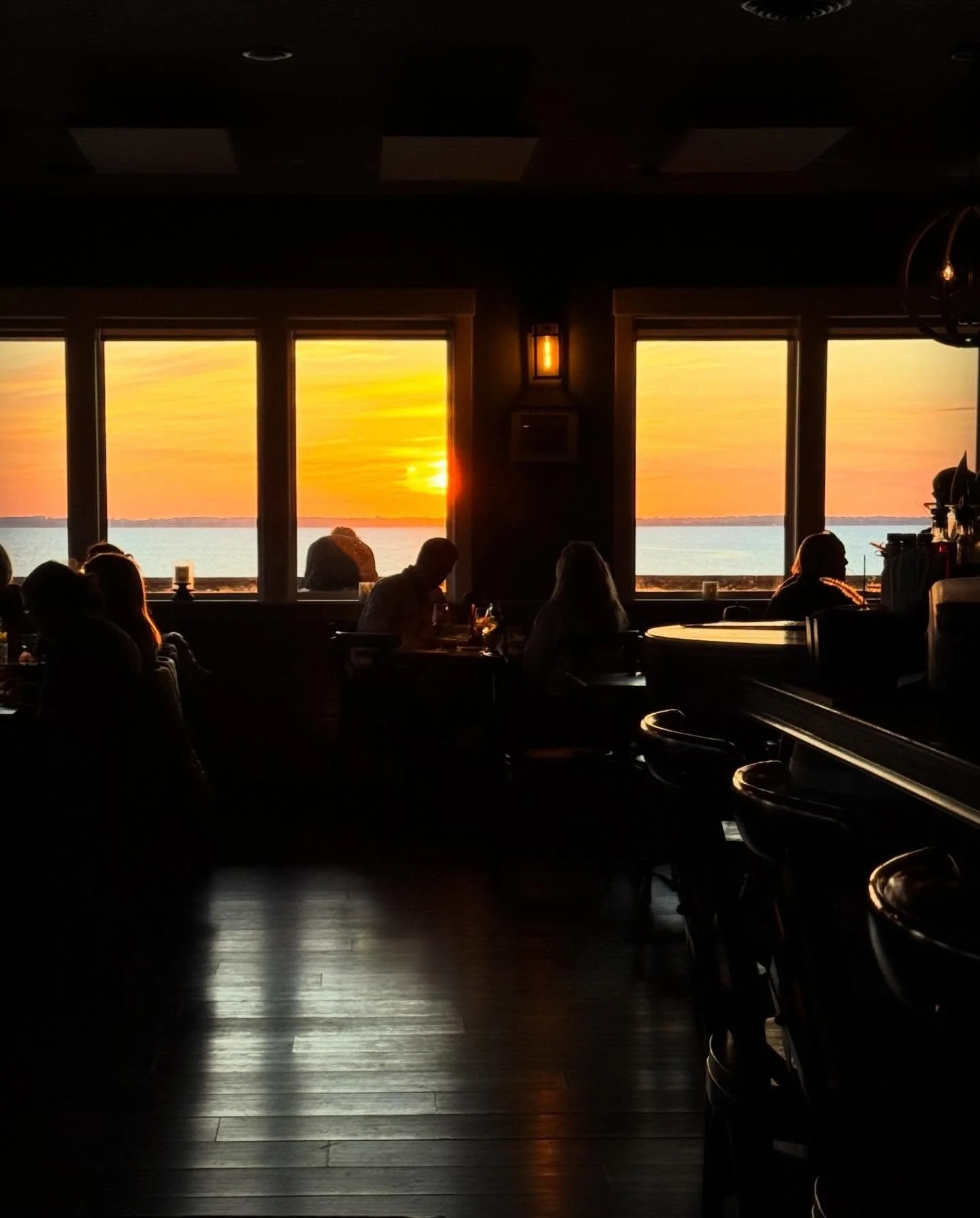 Serving epic OBX sunsets every night but Sunday! 
&bull;
#sunset #obxsunset #dinnerwithaview #obxvillage #ducknc