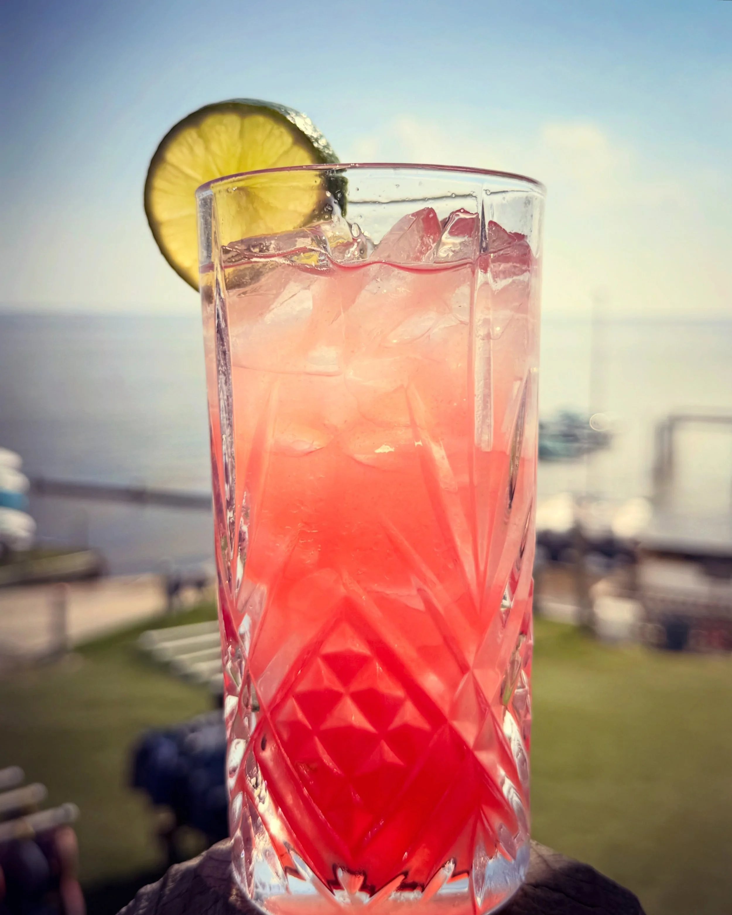 Cool off with a Watermelon Cooler at The Village. This seasonal favorite combines sauvignon blanc, elderflower liqueur, and watermelon juice for a refreshingly light cocktail. Available in the restaurant and at our outdoor Sound Lounge bar. Cheers! 
