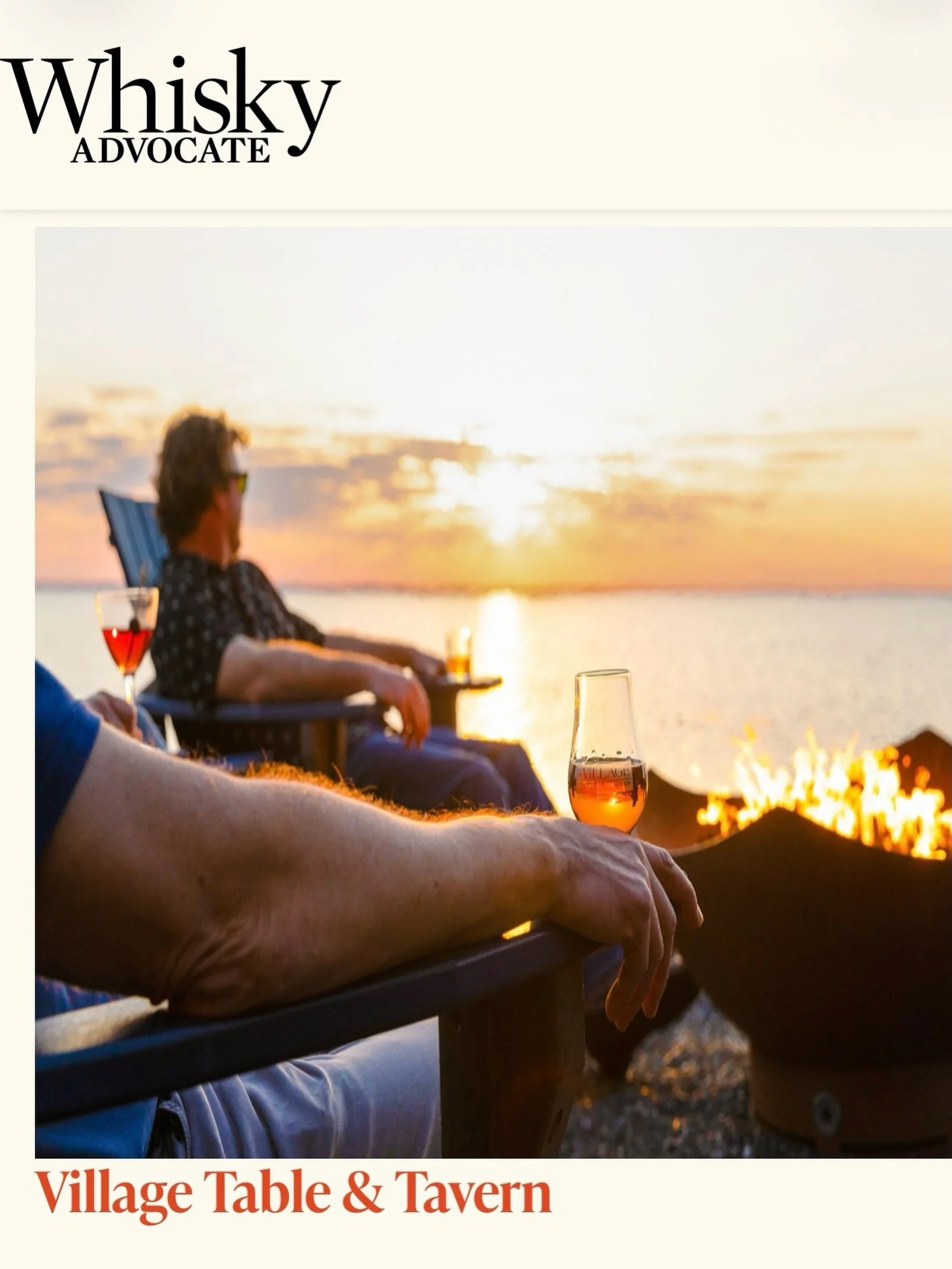We&rsquo;re thrilled to have been included in Whisky Advocate&rsquo;s recent list of &ldquo;Beach Bars with Great Whisky Lists.&rdquo; From our carefully curated selection of nearly 200 whiskies to signature cocktails to stunning sunset views, we&rsq