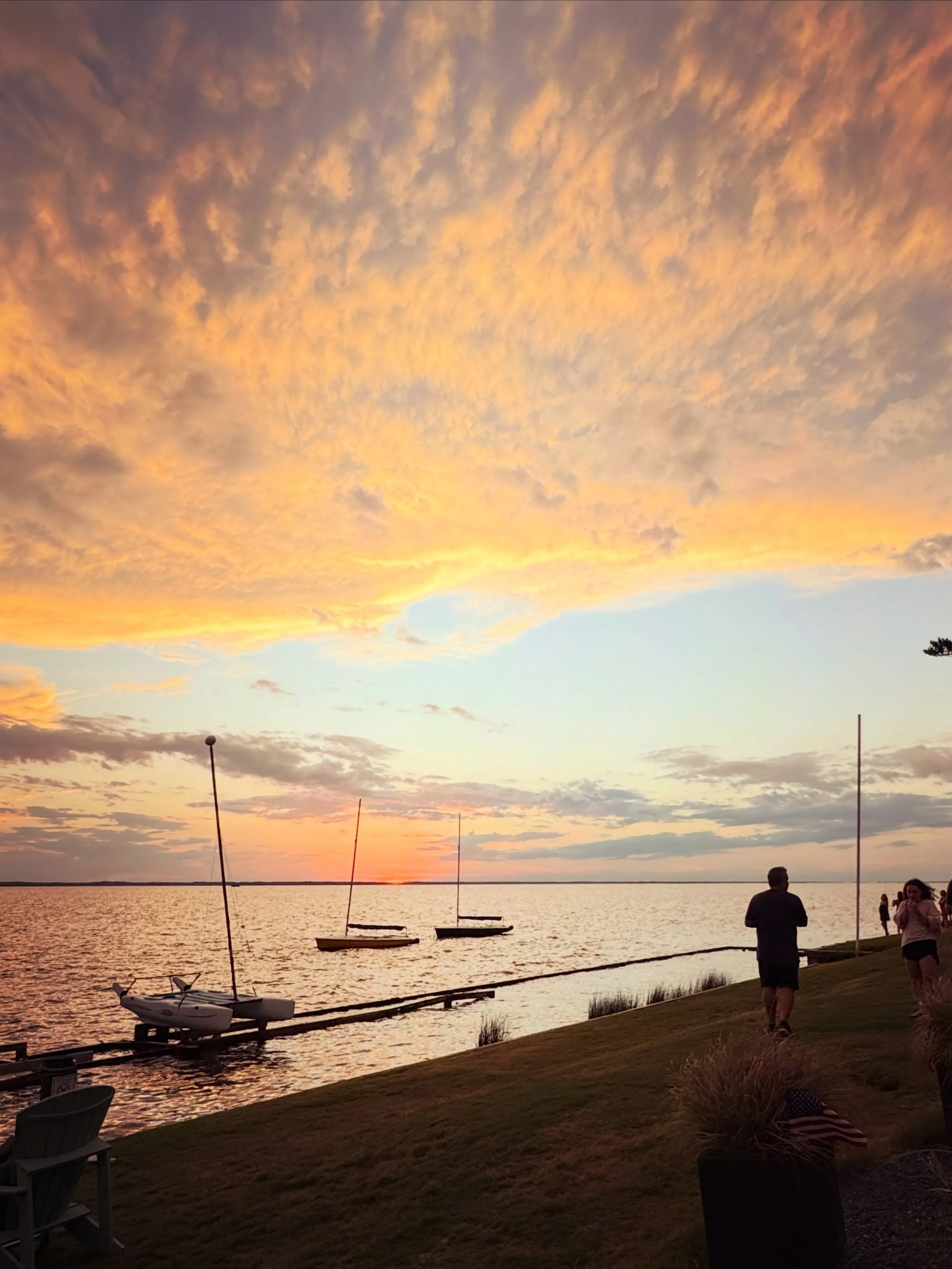 The sun only sets once a day &hellip; make it count at The Village Table &amp; Tavern in Duck! Set on the shores of the Currituck Sound, we serve craft cocktails, elevated coastal tavern fare, and live music against a backdrop of breathtaking OBX sun