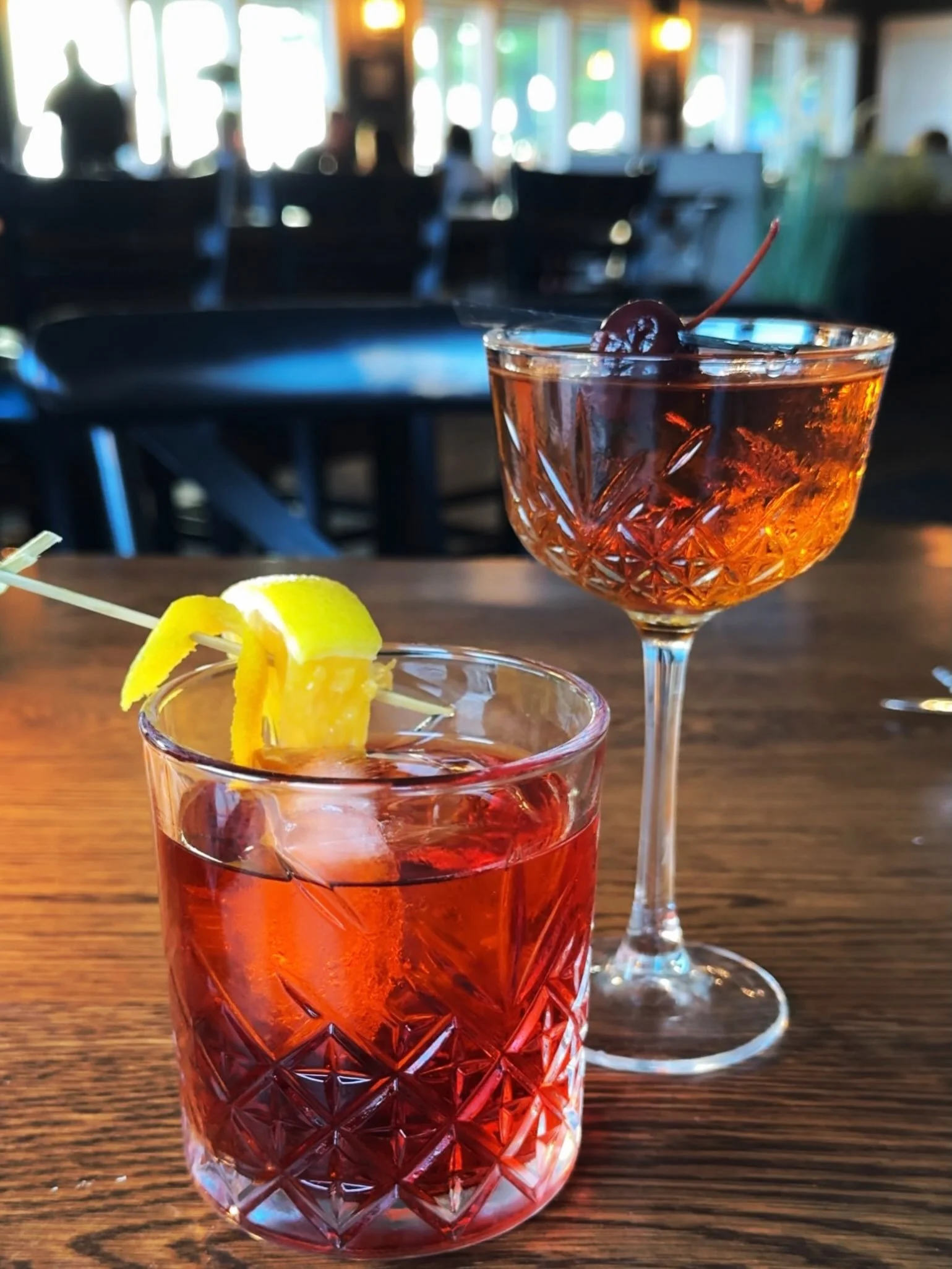 The good stuff, served with a view. Cheers! 🥃 
&bull;
#obxvillage #cocktailswithaview #ducknccocktails #ducknc #fallontheobx
