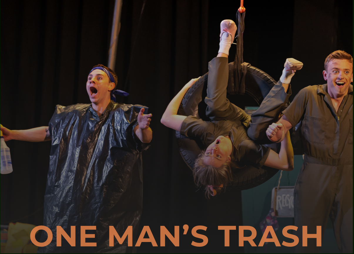 Cirque US performance of One Man's Trash