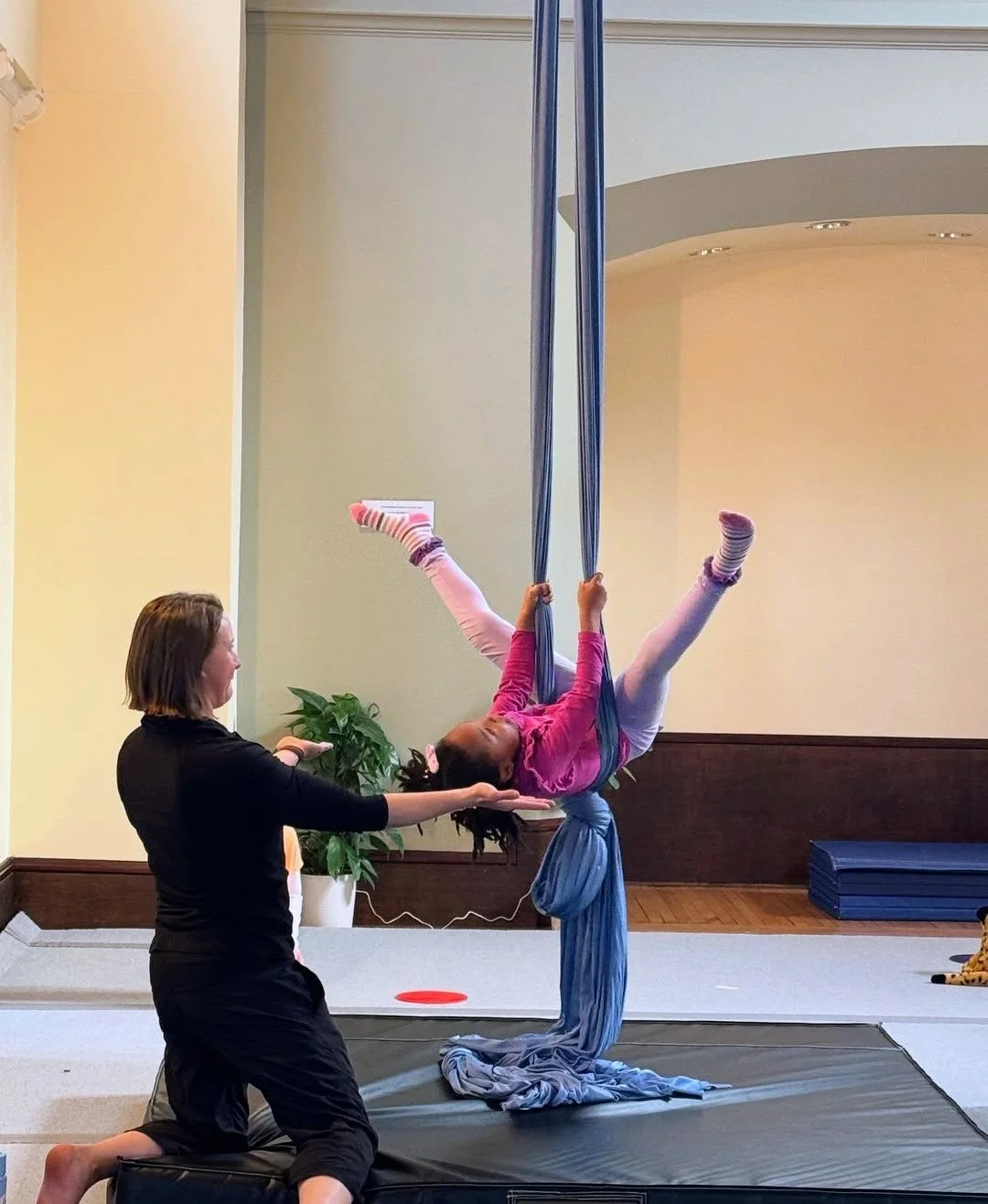 Youth Aerial Class at RI Circus Space