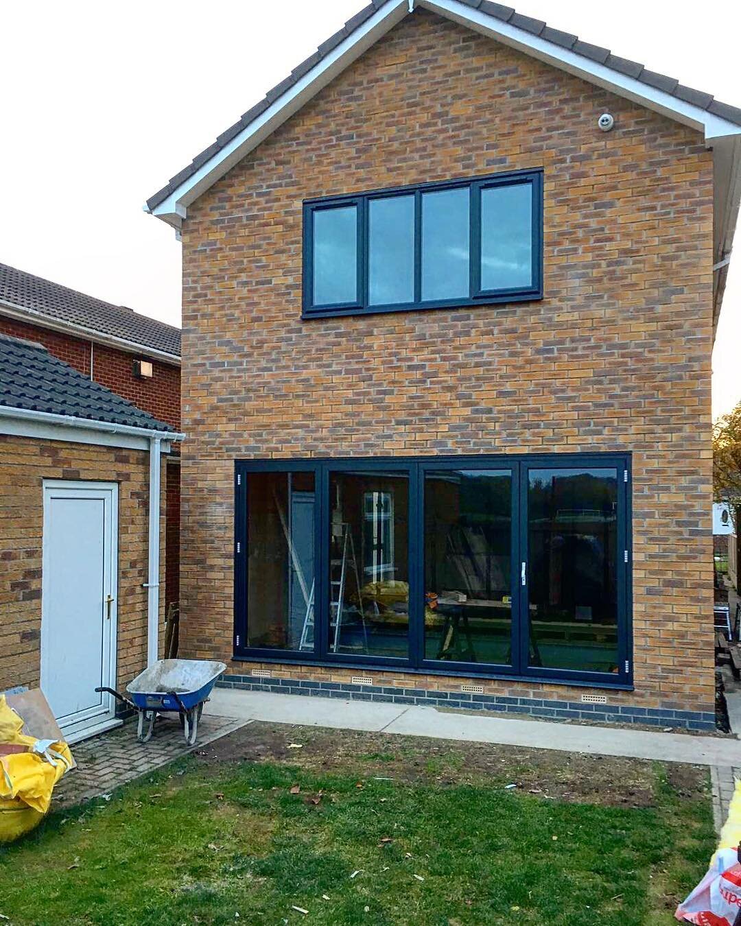 Two storey house extension done, dusted and looking fantastic #construction #residentialconstruction #structural #engineering #houseextension #glazing #bifolddoors #building