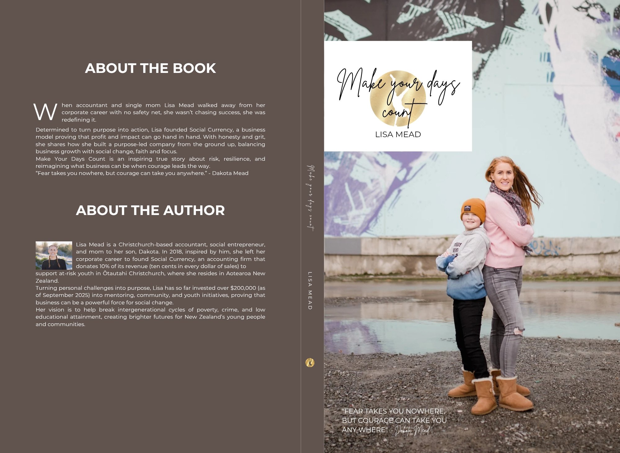 Make Your Days Count - available on Amazon