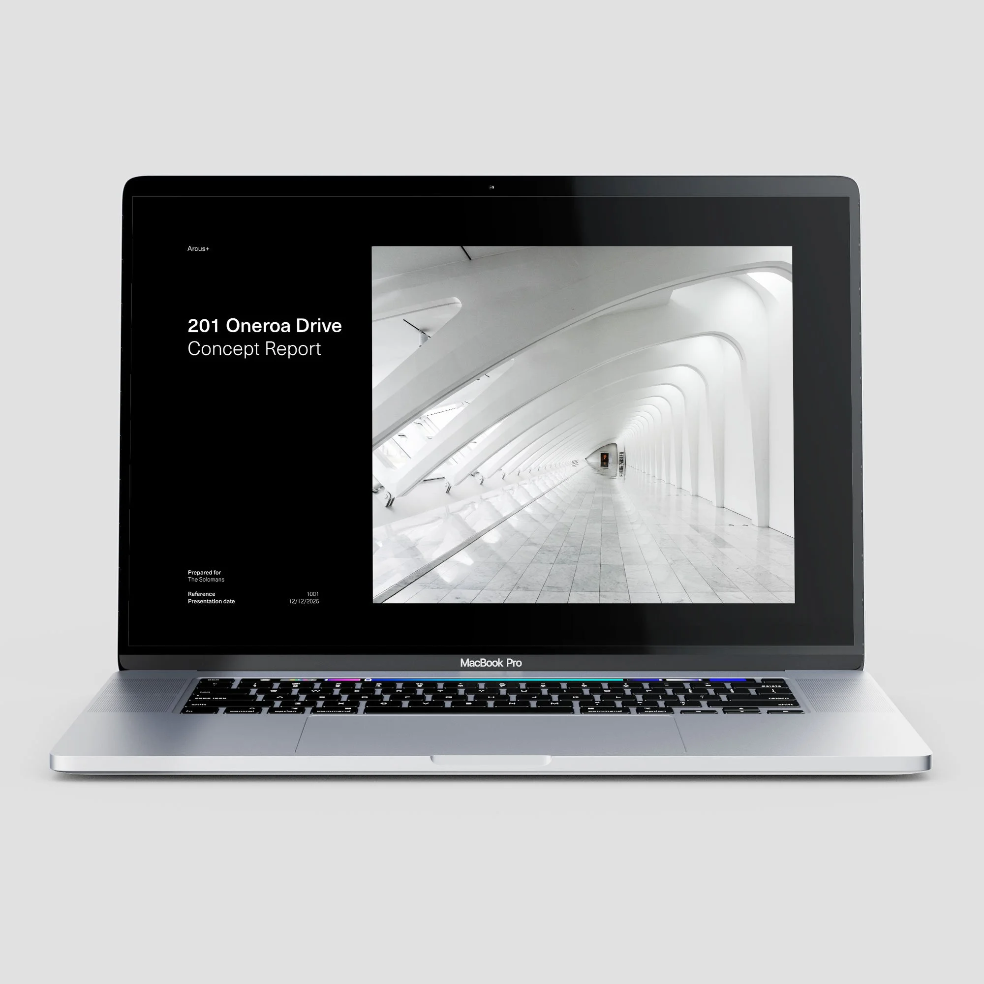 Architect's screen presentation template