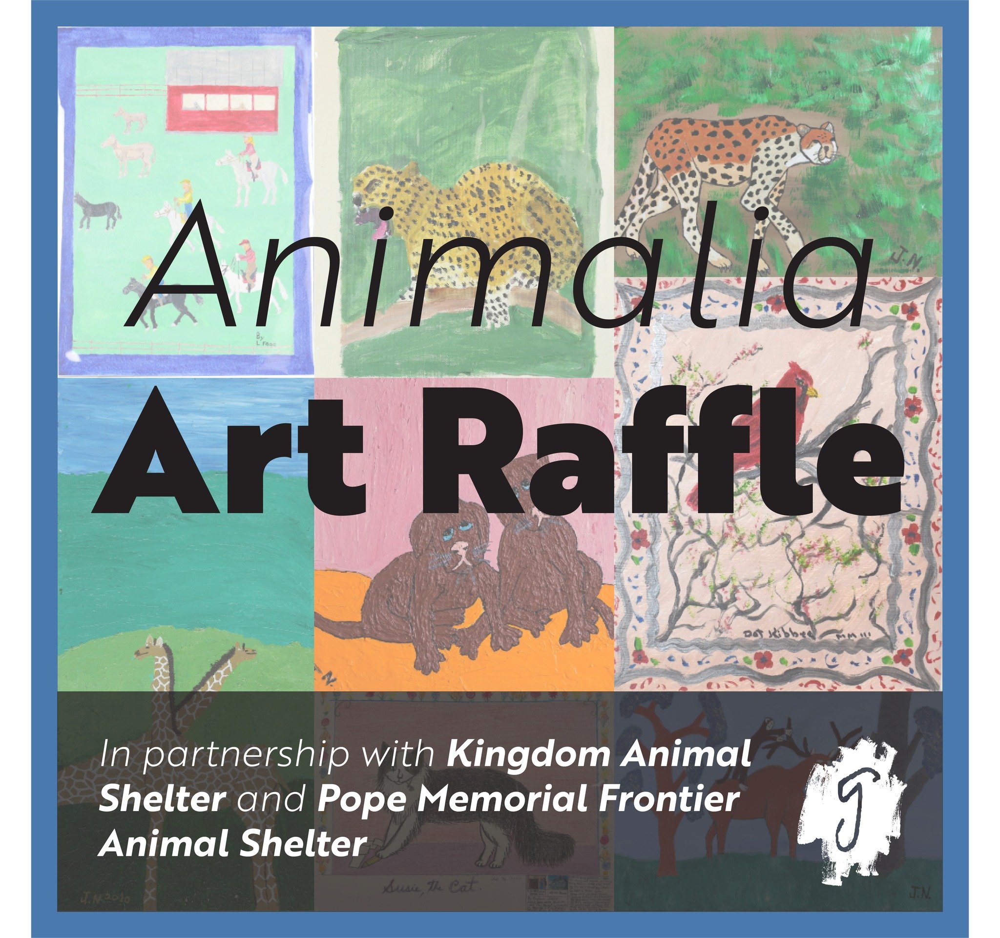 🎨 Art Raffle / Fundraiser - Tickets for $10!

Rural Arts Collaborative is raffling off a selection of animal-inspired artwork from the GRACE collection. A portion of all proceeds will be donated to:

📍Pope Memorial Frontier Animal Shelter in Orlean