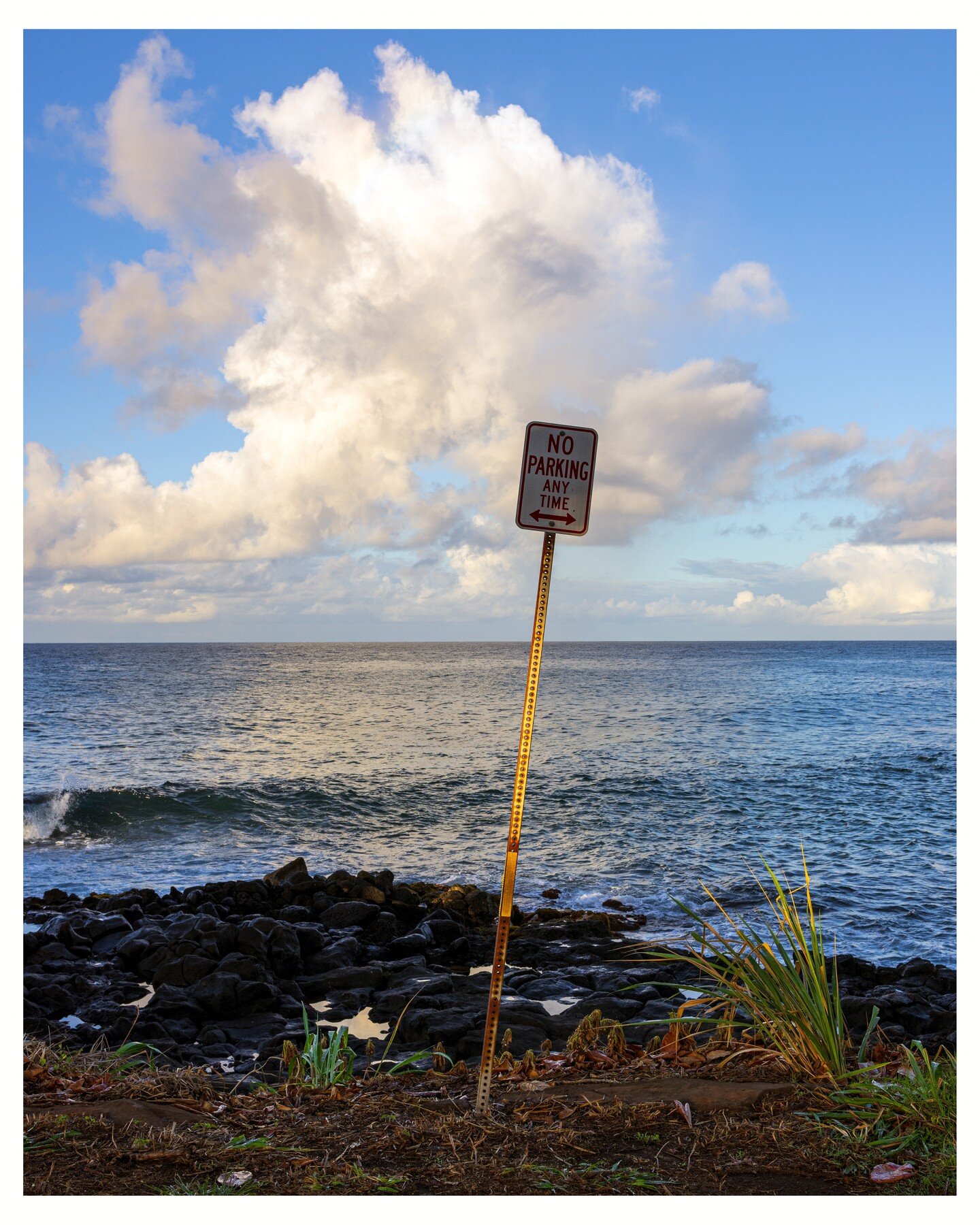 More Kauai pics are coming, still jet lagged! Snapped this on day one of my trip, near Brennecke's Beach, in Poipu. 

#kauai #hawaii #poipu #poipubeach #brenneckes #canonr5 #noparking #travel #travelphotography #koloakauai #koloa