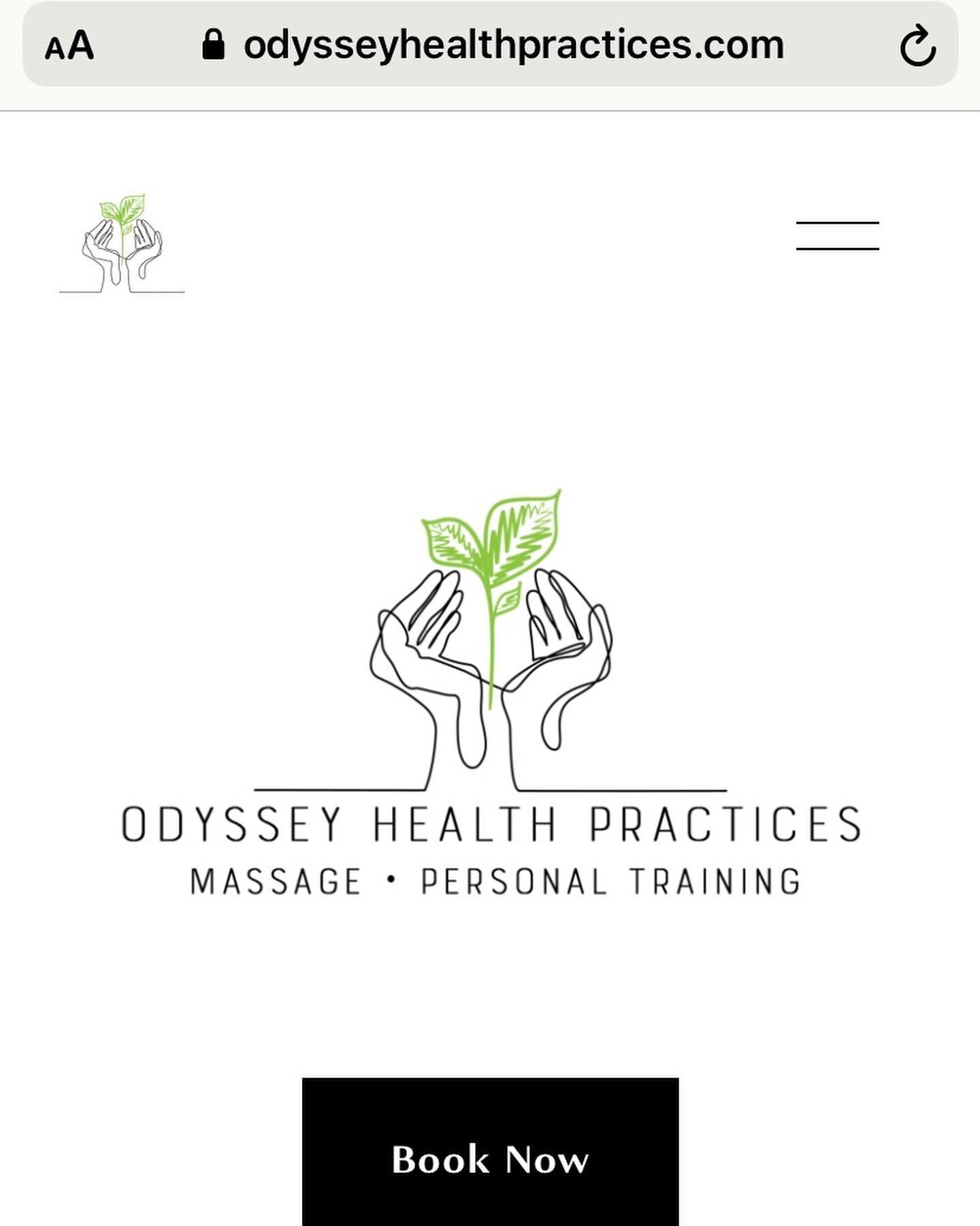 Website is LIVE!

1. Homepage screenshot

2. Home page - odysseyhealthpractices.com

3. Massage 

4. Calisthenics/ Personal Training

5. Contact

#website #peaq #massage #calisthenics #personaltraining