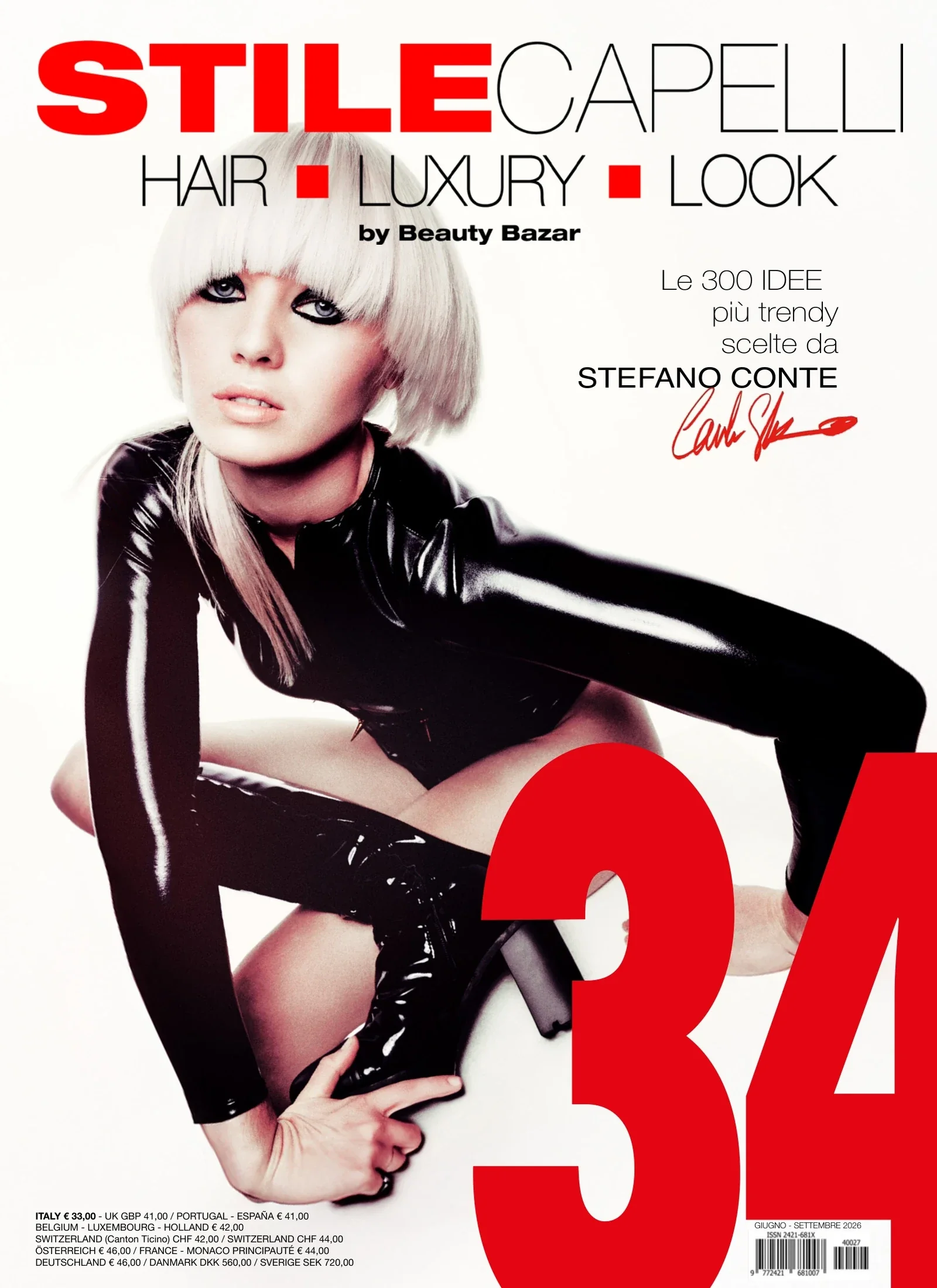 Stile Capelli magazine cover, issue 34