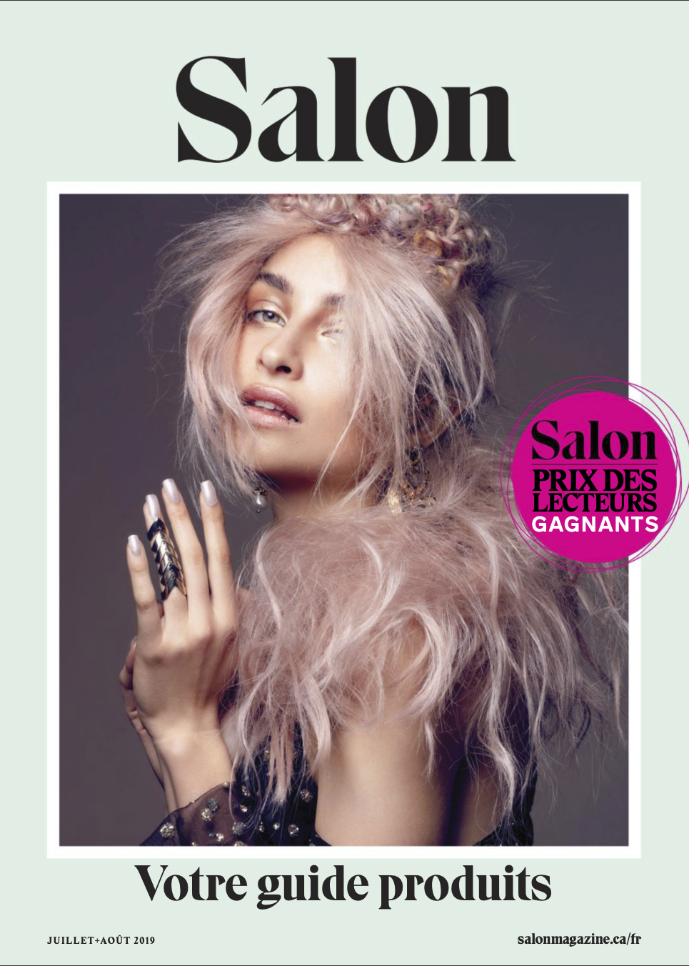 Salon Magazine French edition cover, July–August 2019