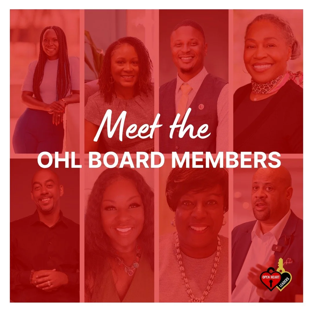 🌟 Exciting news from Open Heart Leaders! 🌟
We’re thrilled to welcome our NEW Board Members! 💖✨ Let’s give them a warm OHL welcome! 🙌
Sheri Jones – Executive Treasurer | Real Estate 🏡
💙 Natasha Bailey – Executive Board M