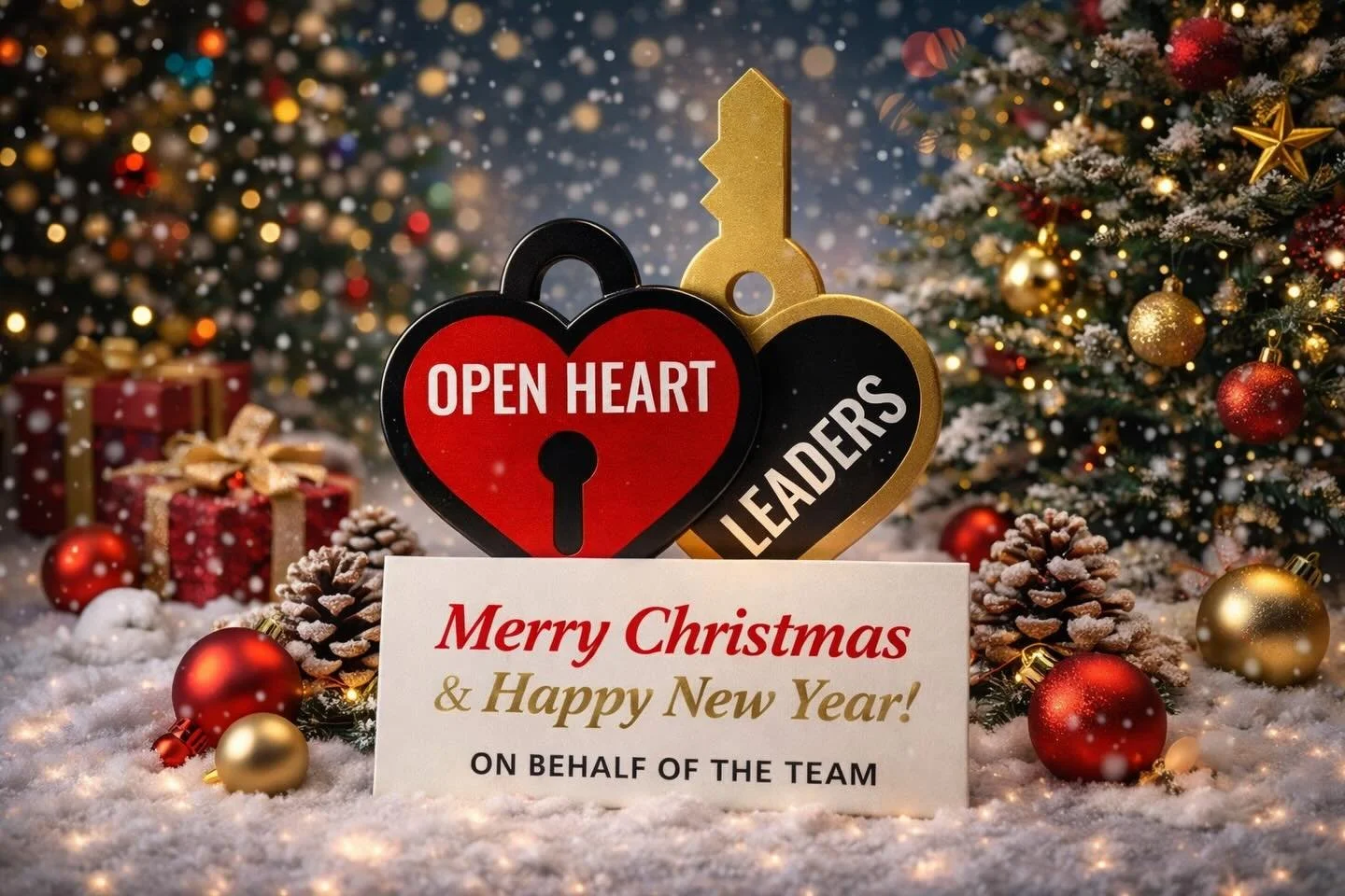 Happy Holidays from the team at Open Heart Leaders ❤️
Wishing you peace, joy, and clarity as we close out the year.
Be safe, stay dry, and most importantly&mdash;mind your mental health.
We&rsquo;re grateful for you and excited for what&rsquo;s ahead