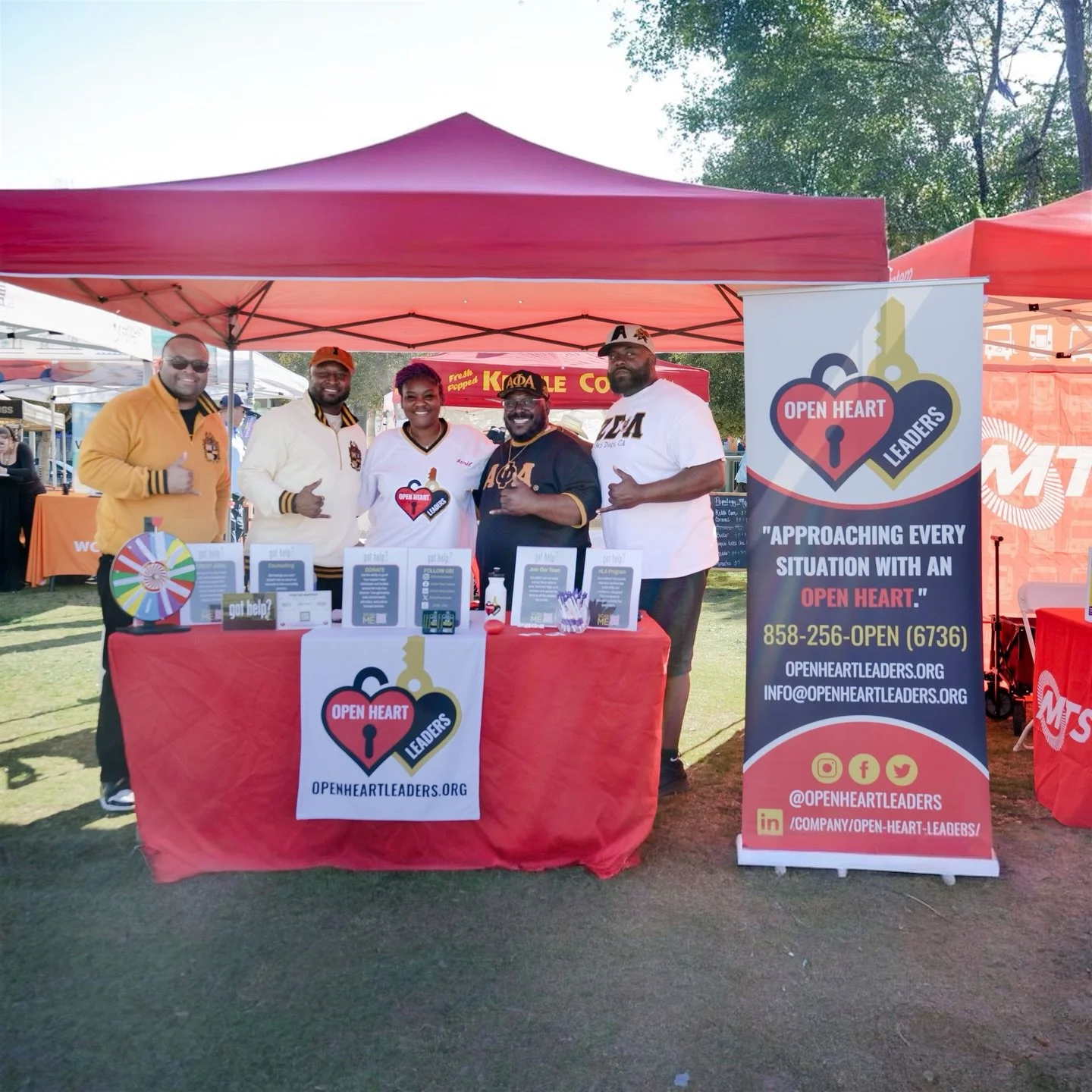 Thank you to the Zeta Sigma Lambda Chapter of Alpha Phi Alpha Fraternity Inc. for allowing Open Heart Leaders to table at the Dr. Martin Luther King Jr. Day Parade &amp; Festival.

Grateful for the partnership, the community, and the continued work t