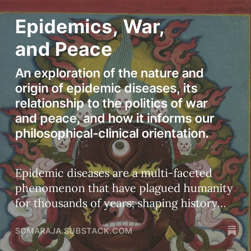 I wrote an essay in the early days of the COVID-19 pandemic that explored the relationship between epidemic diseases and war. Given the horrors of ongoing warfare in Ukraine and Gaza, the shared context of epidemics and war felt like a timely topic t