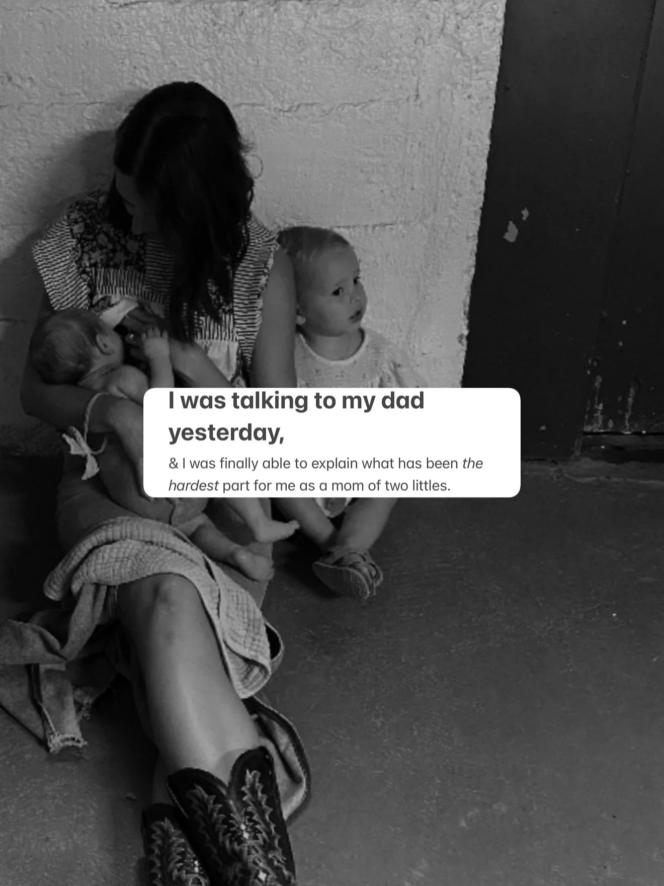 Here to say, you&rsquo;re not alone.
Follow along for more honest conversations about the space between who we were and who we&rsquo;re becoming in motherhood.

#motherhood #motherhoodunplugged