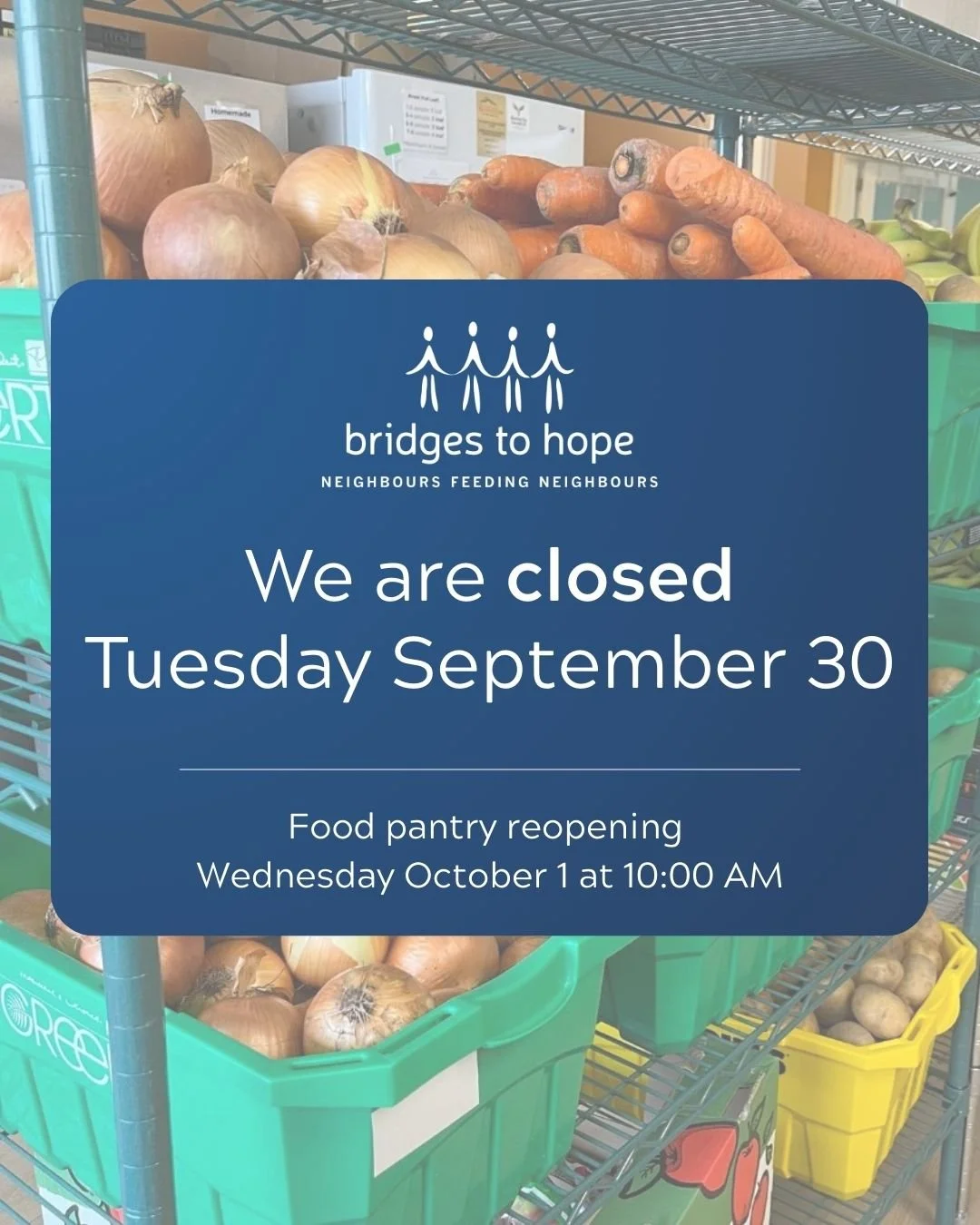 Our office and food pantry will be closed tomorrow, Tuesday September 30, for National Day for Truth and Reconciliation. On this day we honour residential school survivors and remember the children who never came home. 

Rally for Reconciliation (hos