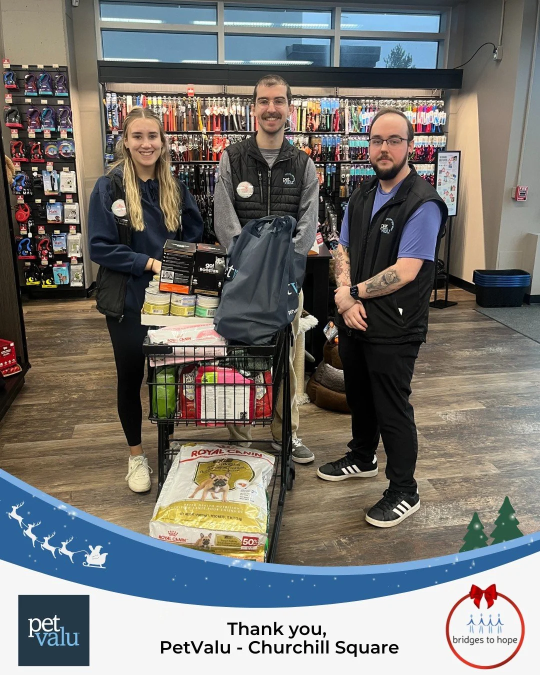 🐾💙 A heartfelt thank you to our friends at @petvaluchurchillsquare for their continued support with cat and dog food!

Your generosity helps us care for our neighbours&rsquo; furry companions and makes sure there&rsquo;s a little extra love and com