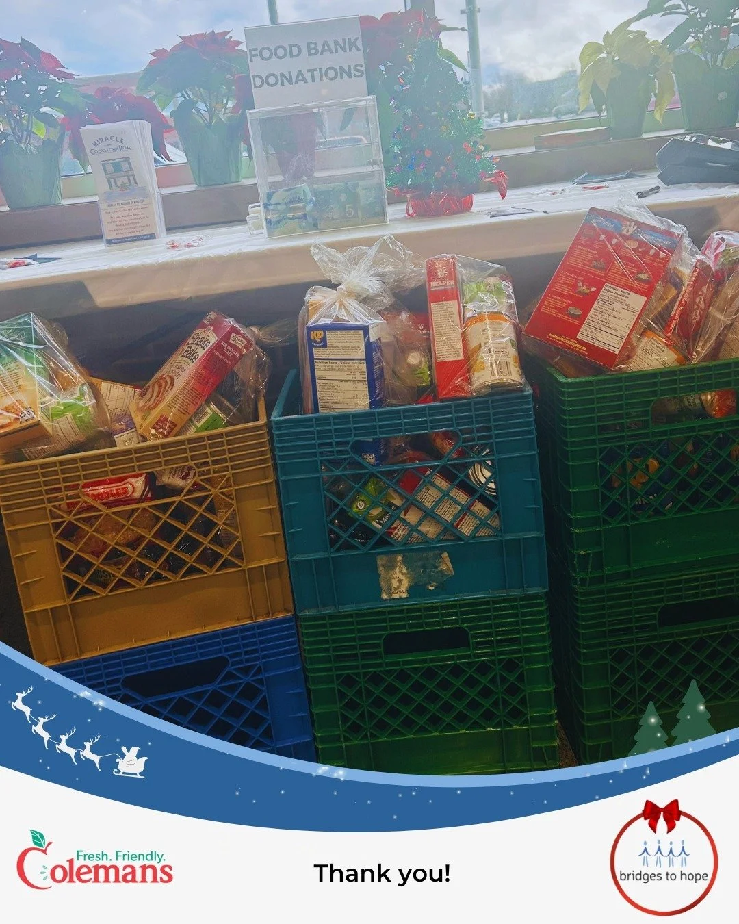 ✨ HOLIDAY FOOD DRIVE UPDATE ✨

A heartfelt thank you to everyone who stopped by @colemansfoods  on Newfoundland Drive for our first holiday food drive in support of our Miracle On Cookstown Road campaign! Together, we collected almost 250 pounds of f