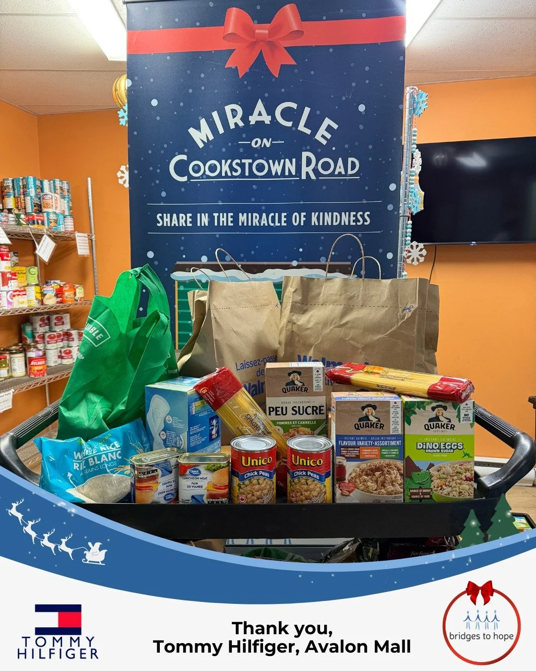 ✨💙 A big thank you to the staff at Tommy Hilfiger Avalon Mall for hosting a food drive in support of our Miracle on Cookstown Road campaign! 🎄🥫

Your kindness helps keep our pantry shelves stocked and ensures our neighbours have continued access t