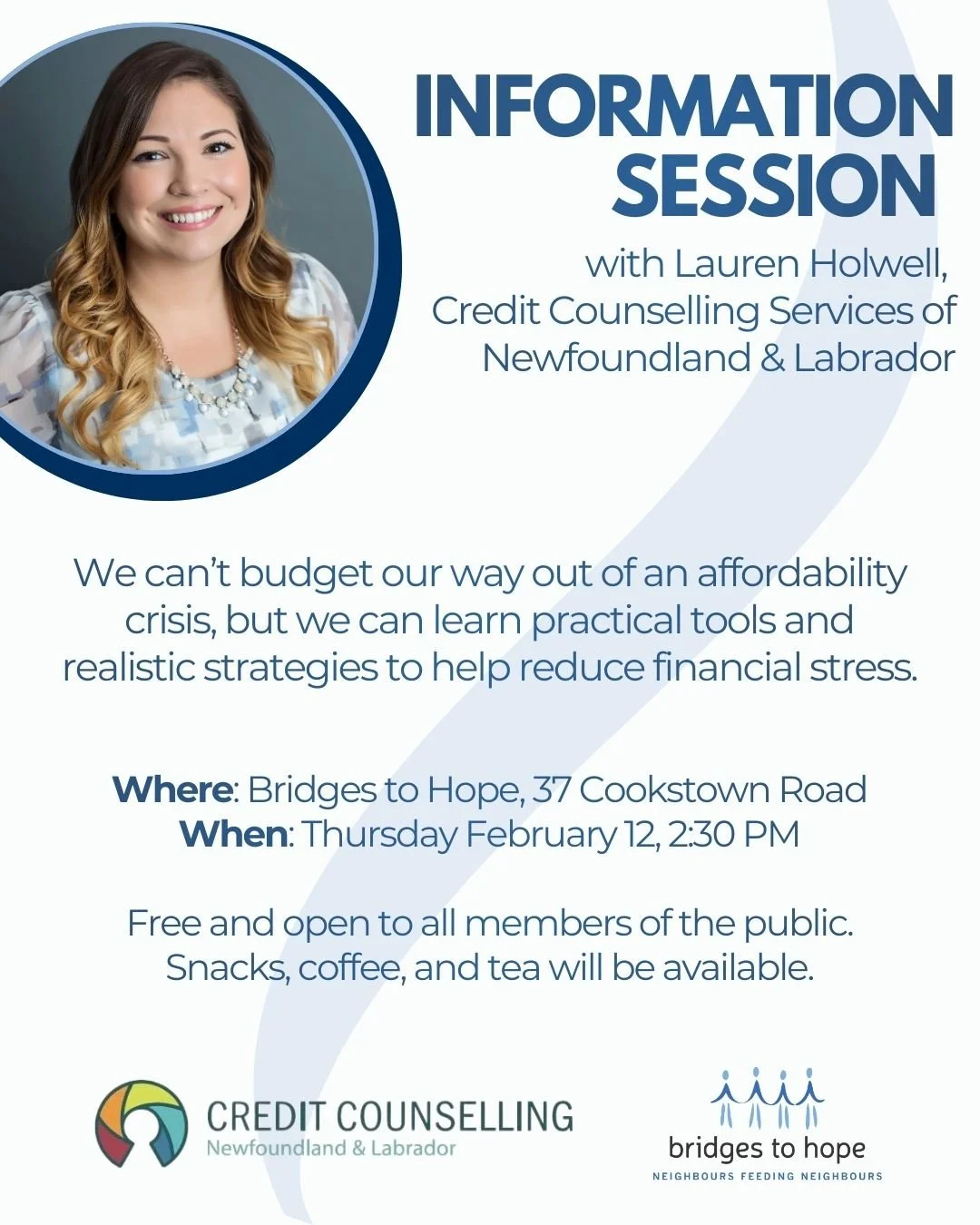 📣 Coming up in a couple of weeks!

Food bank demand has surged in response to the skyrocketing cost of living. Rent is too high, groceries are too expensive, and incomes aren&rsquo;t keeping pace. Our community is feeling the effects, with more and 