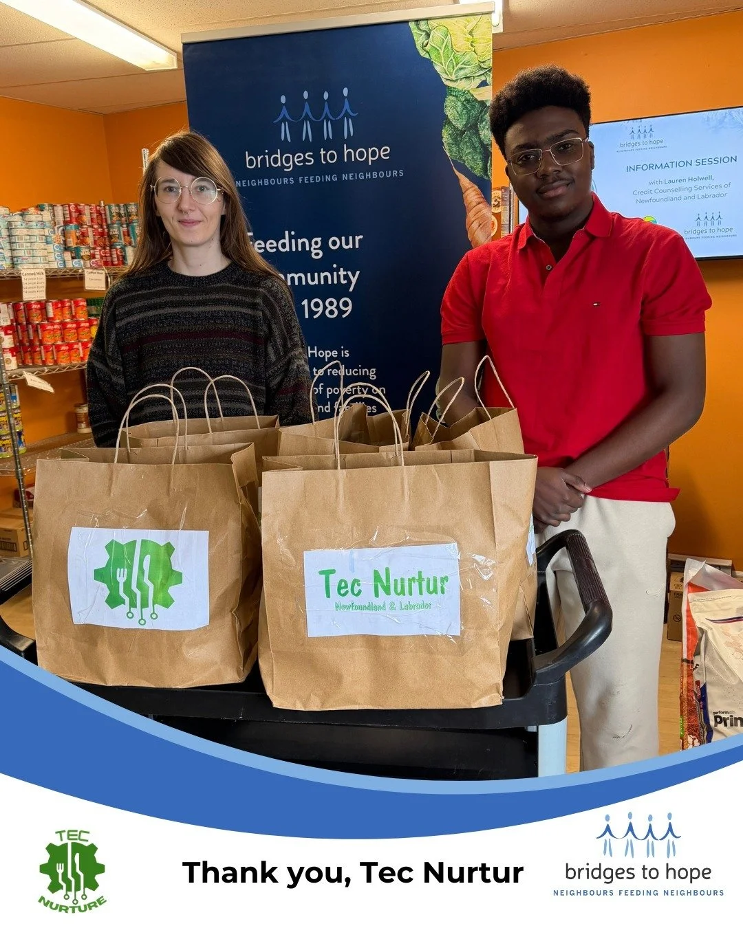 What a wonderful way to give back to the community!

Last week, we received a generous donation of food items from Tec Nurtur, a youth-led nonprofit project who hosted tech classes in exchange for food donations in support of our food pantry. 💻🥫

I