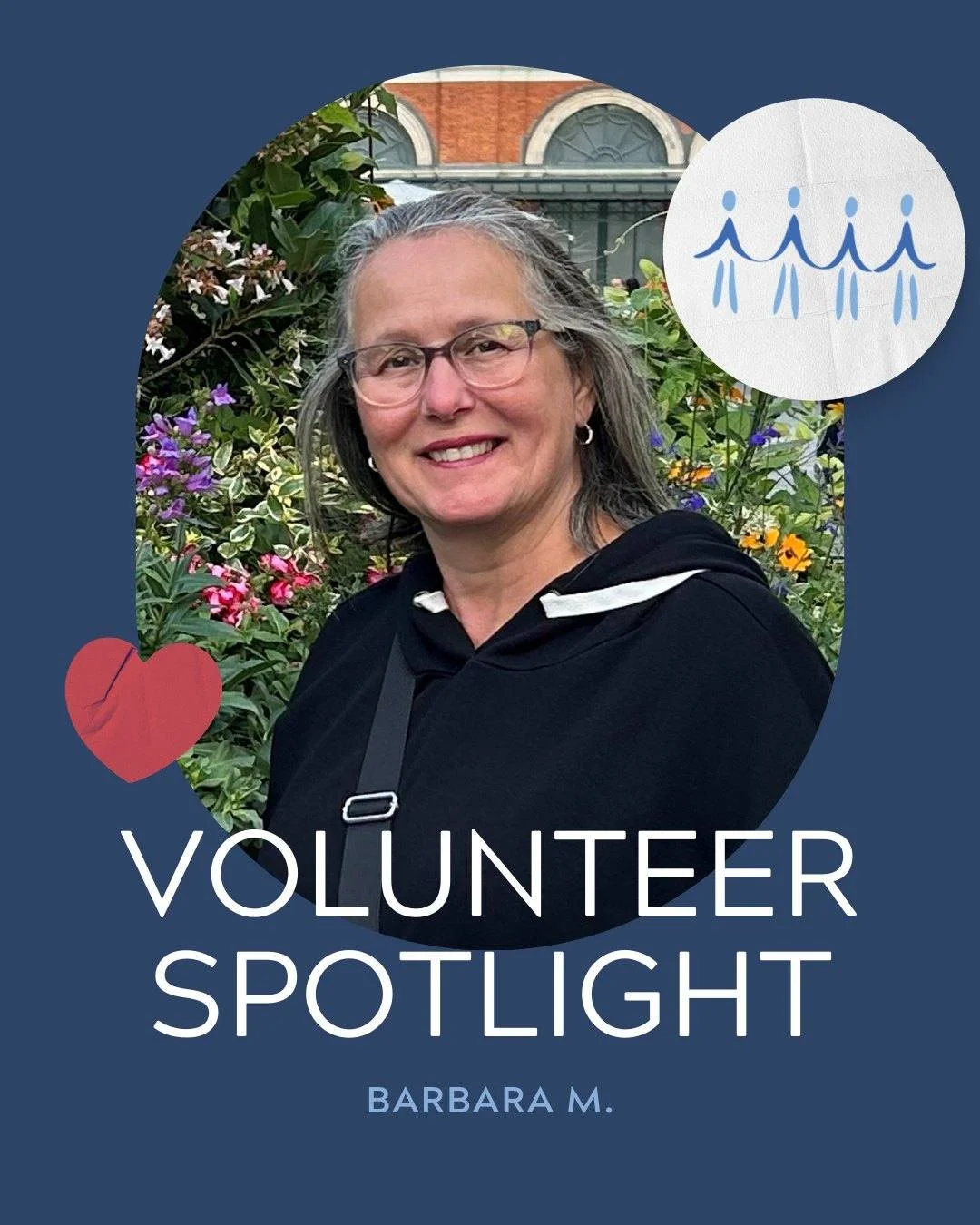 🌟💙 Volunteers are at the heart of everything we do at Bridges to Hope. Every month, we have the privilege of highlighting one of the incredible people who make our work possible. This month, we&rsquo;re pleased to highlight Barbara M!
 
Barbara is 