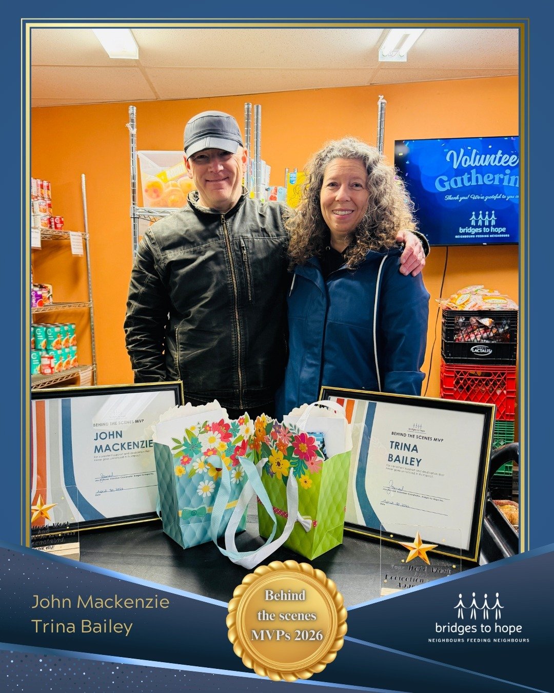 ✨ Introducing our 2026 &lsquo;Behind-the-Scenes MVP&rsquo; Volunteers: John Mackenzie &amp; Trina Bailey! 👏

Each week, John &amp; Trina play a vital role behind the scenes by completing shopping and donation pick up, ensuring our food pantry has wh