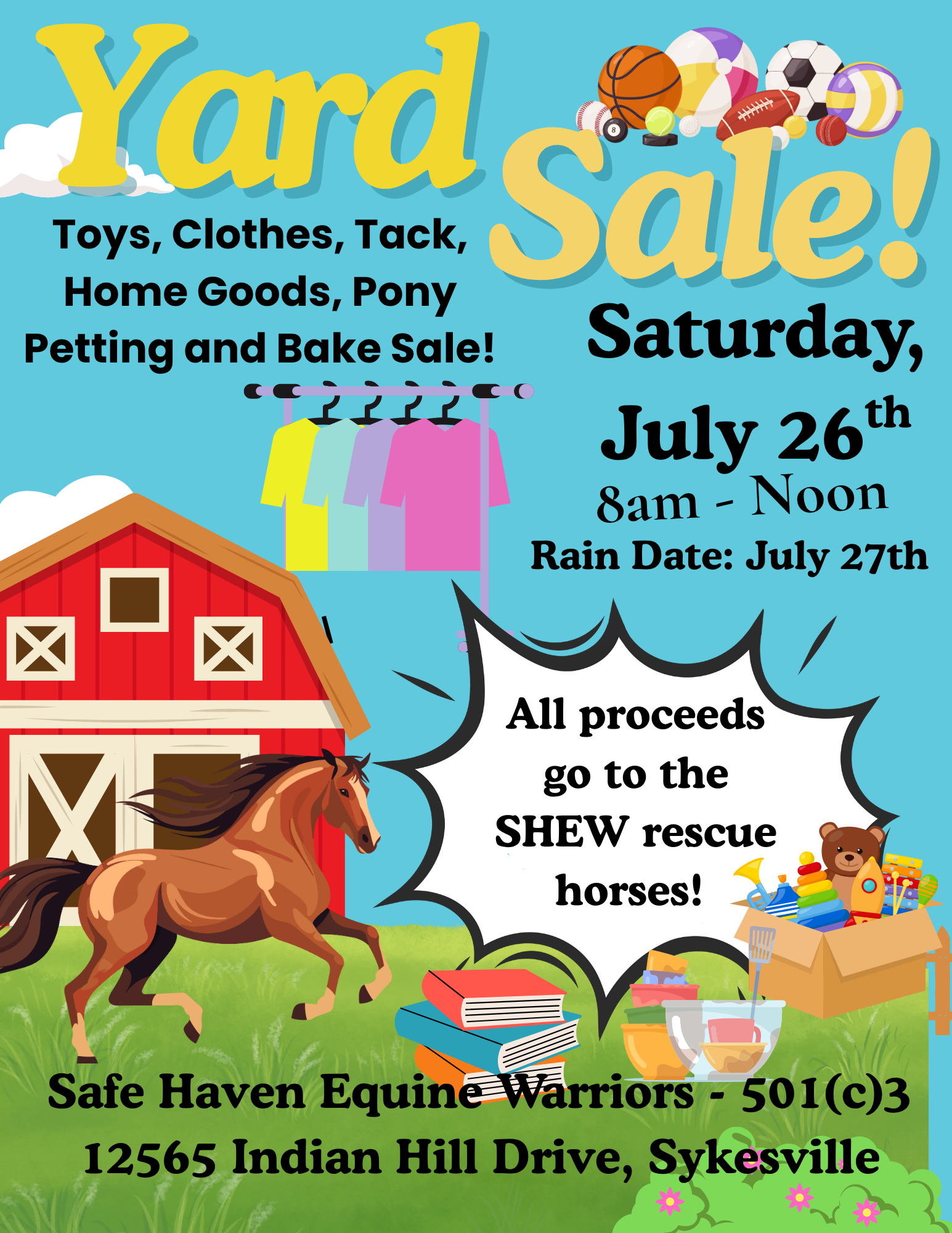 SHEW YARD SALE