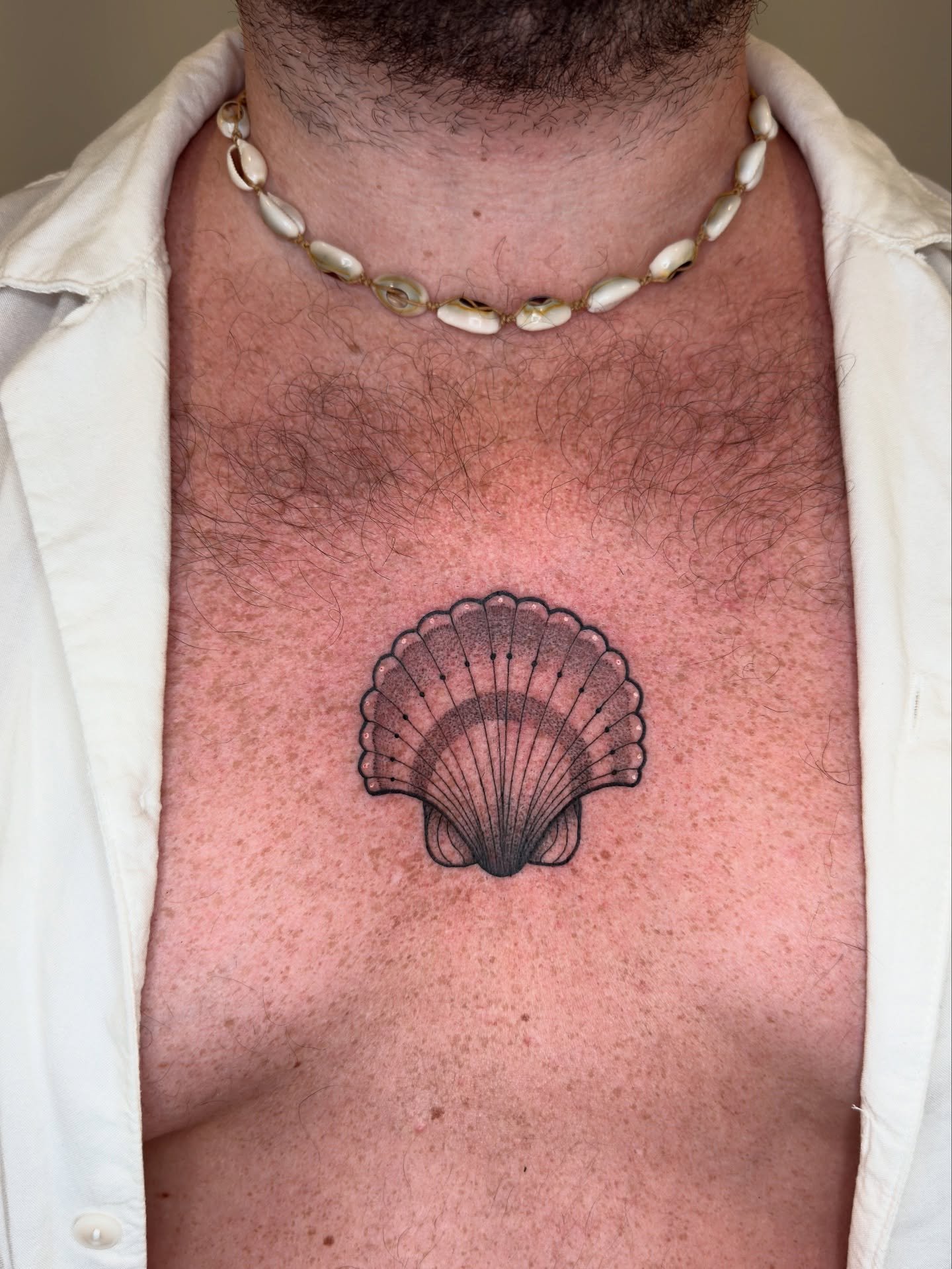 Got to make some matching shell tattoos for some travelers from North Carolina today

Thanks again you guys!