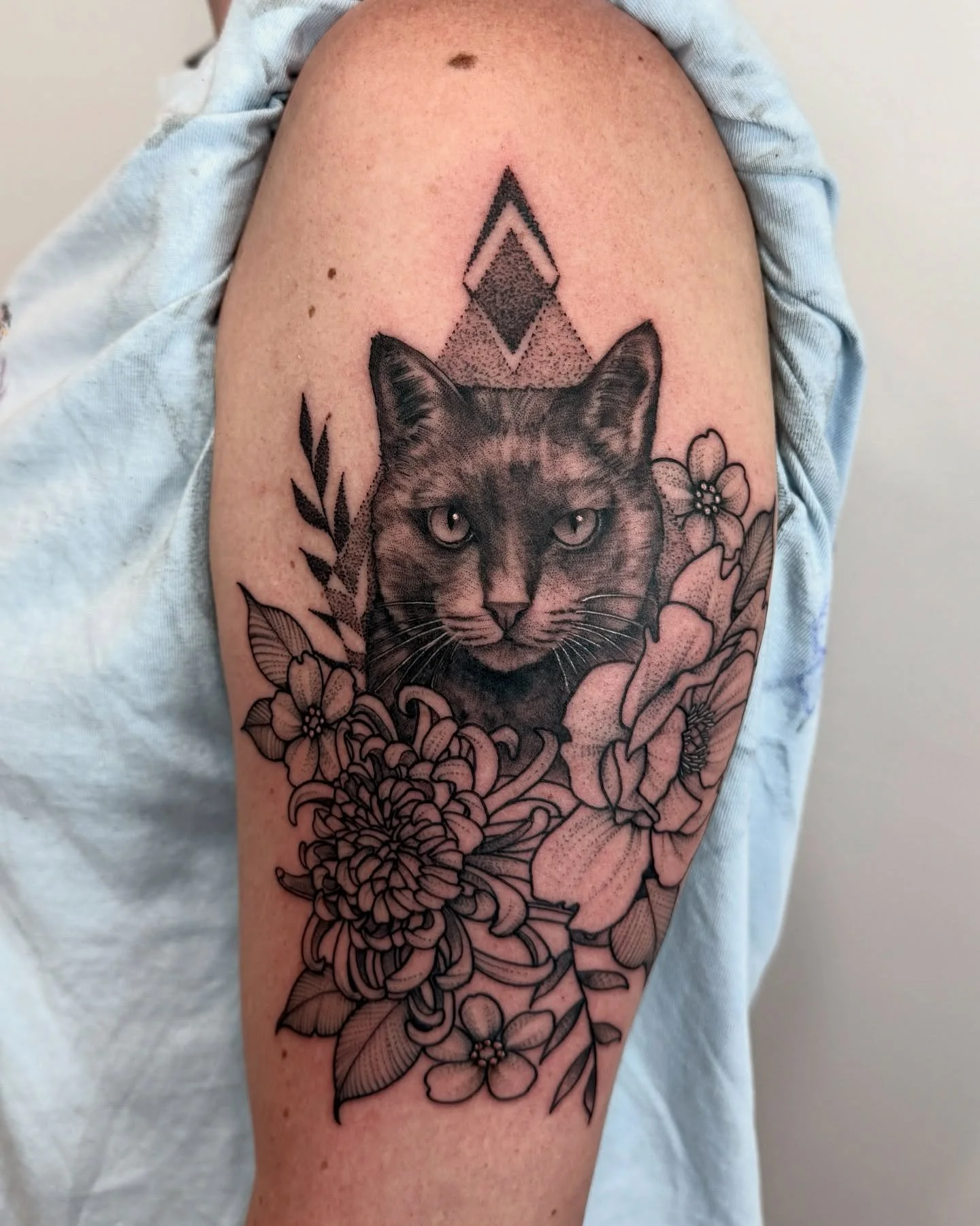 Guinness, the cat, the legend.
Thanks again Nicole!!

#savannahtattooartist #cattattoo #guinness