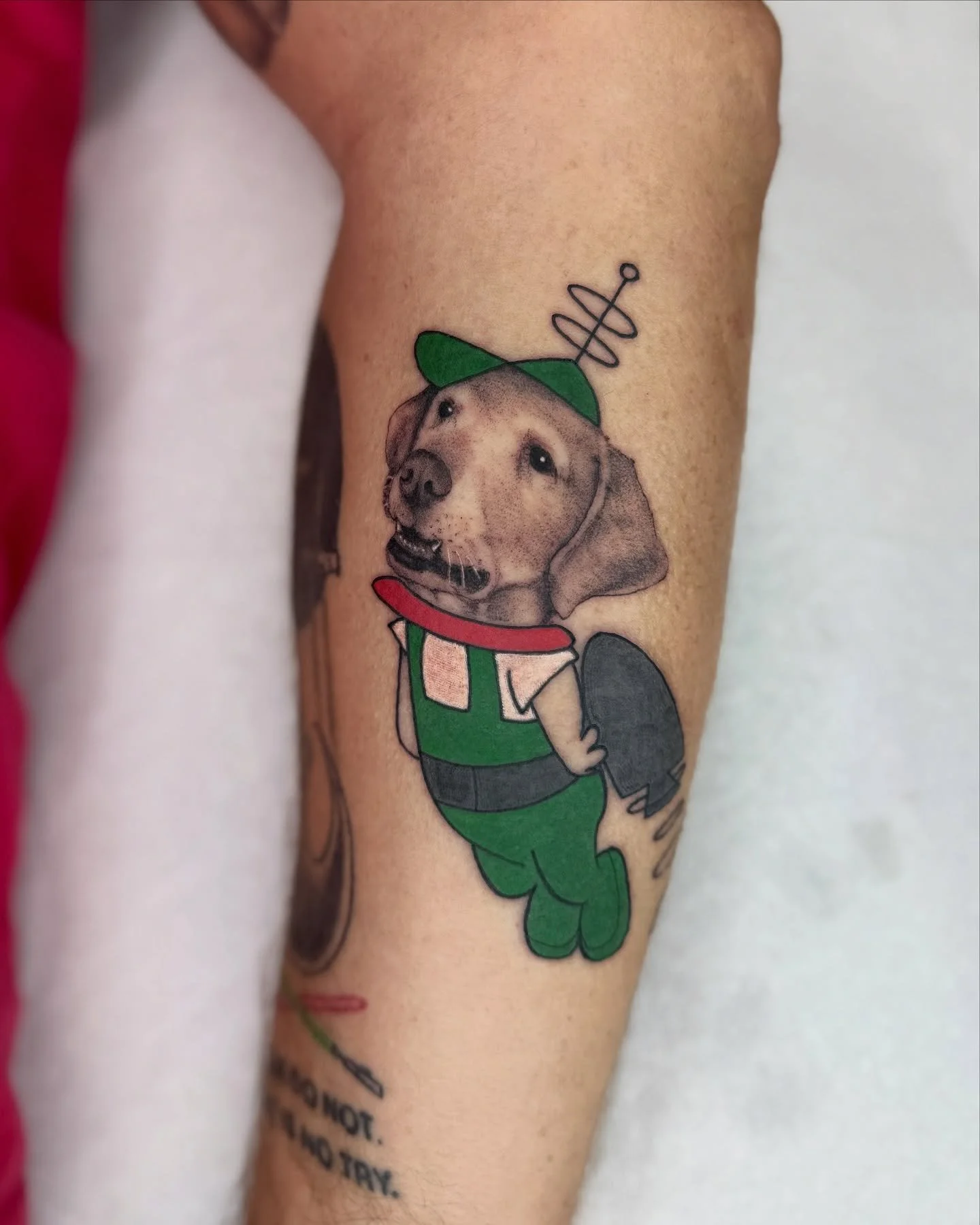 This is Peter&rsquo;s seeing a dog, Elroy. He is an awesome pup and pretty much a hero. We did a little mash up with the Jetson&rsquo;s Elroy to celebrate him. Thanks again, dude!