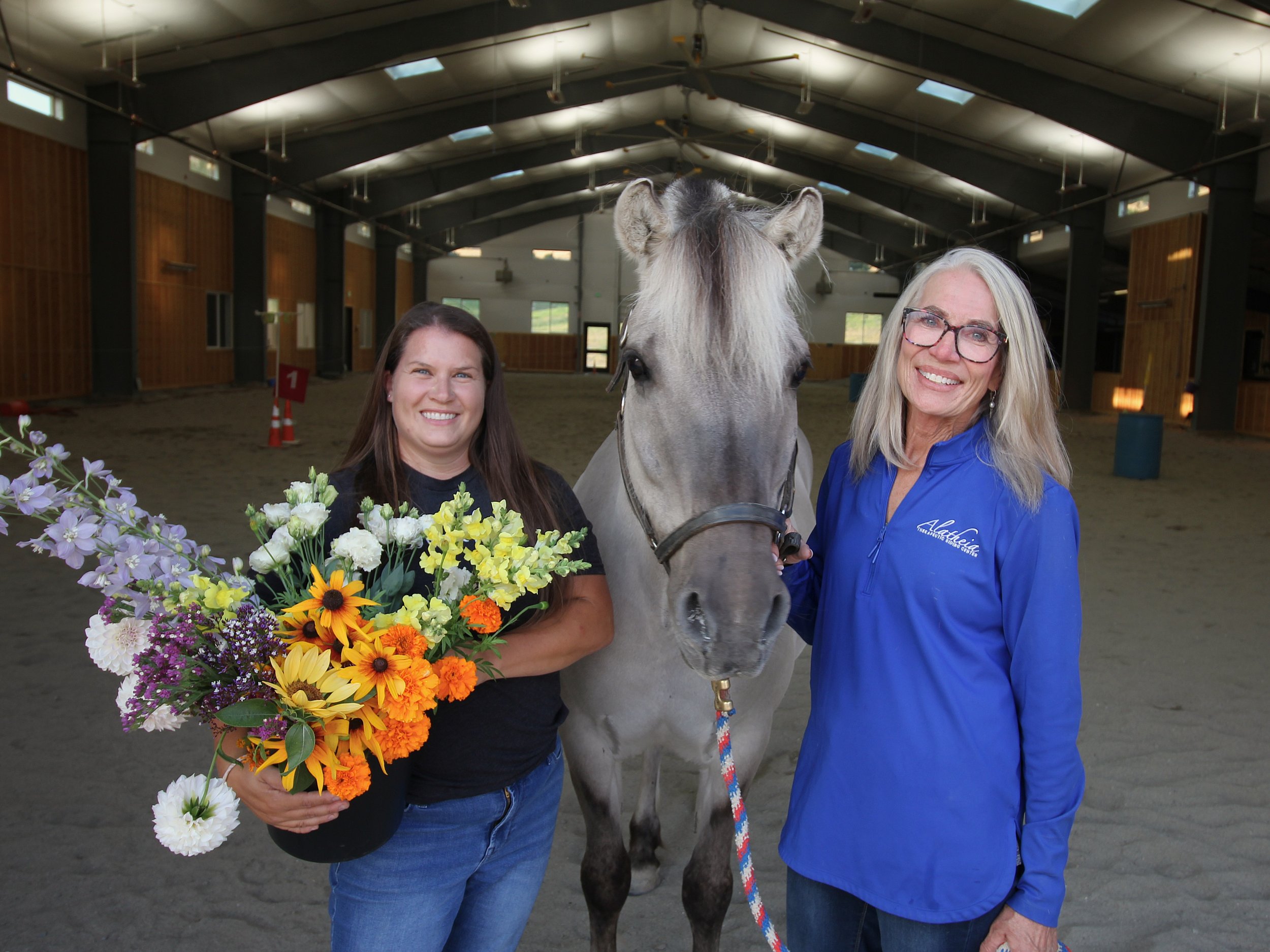 Ponies & Petals: A Floral Design Workshop & Alatheia Riding Center Facility Tour