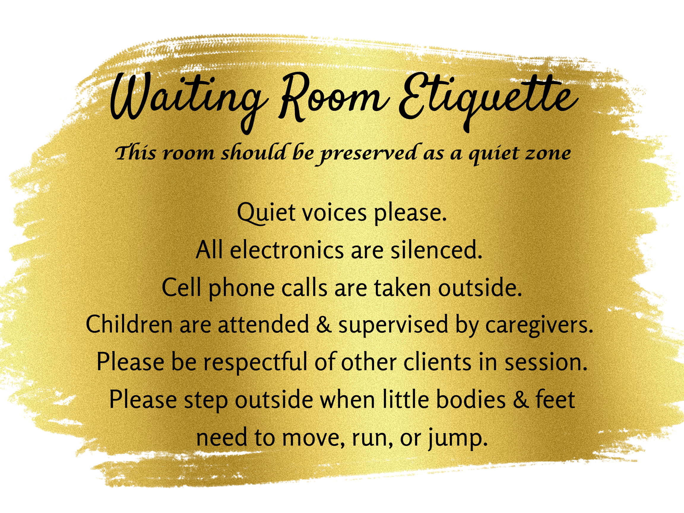 Waiting Room Etiquette | Practice Respectful Waiting Now — Brooks ...