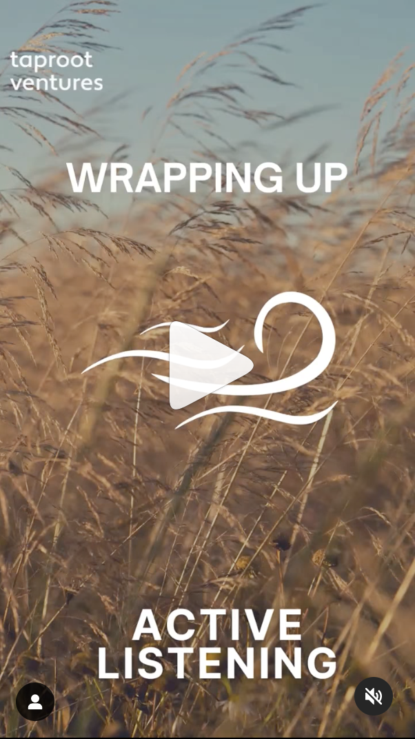 Wrapping Up Active Listening 