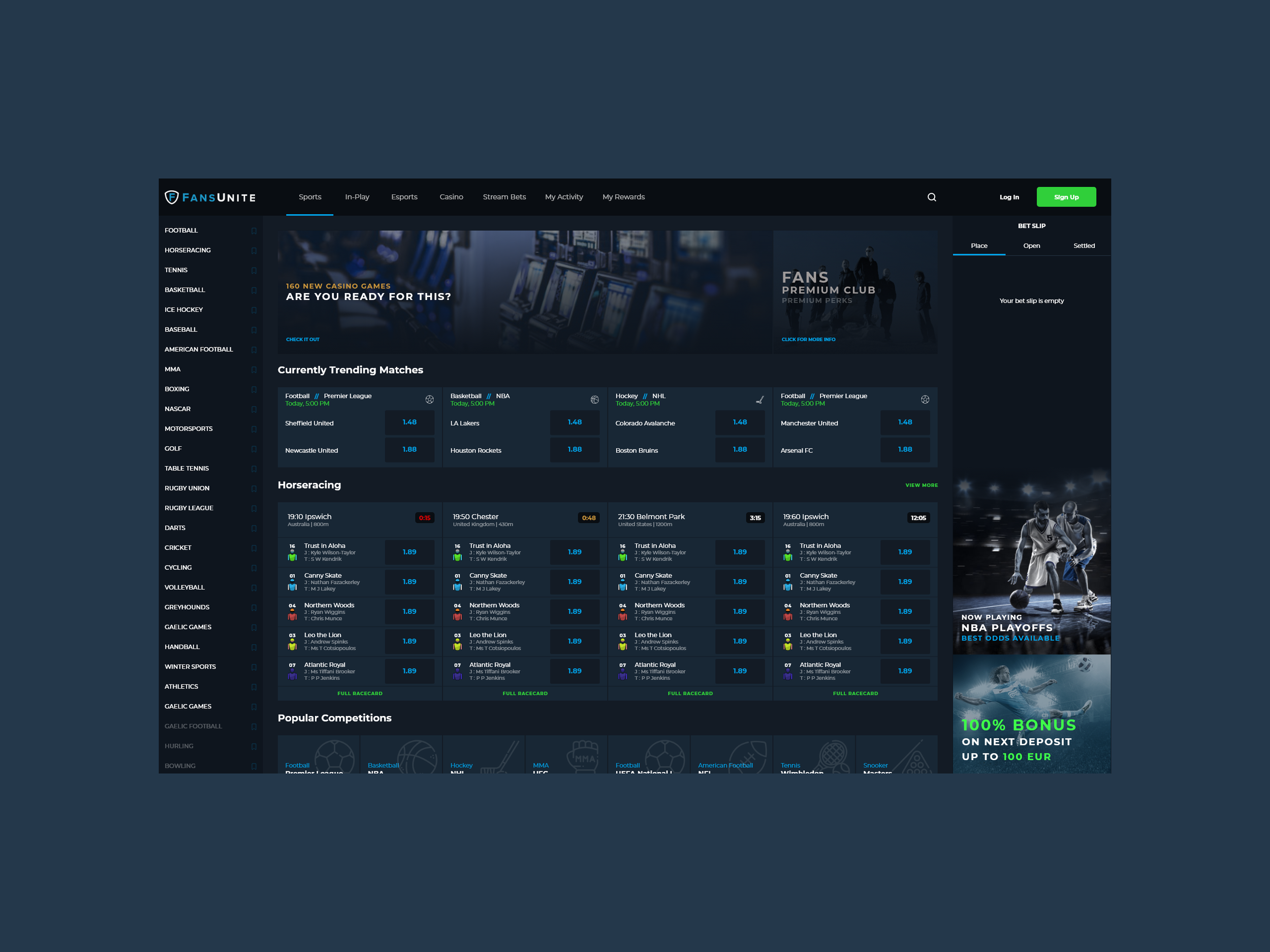 FansUnite Sportsbook (2020-2022)