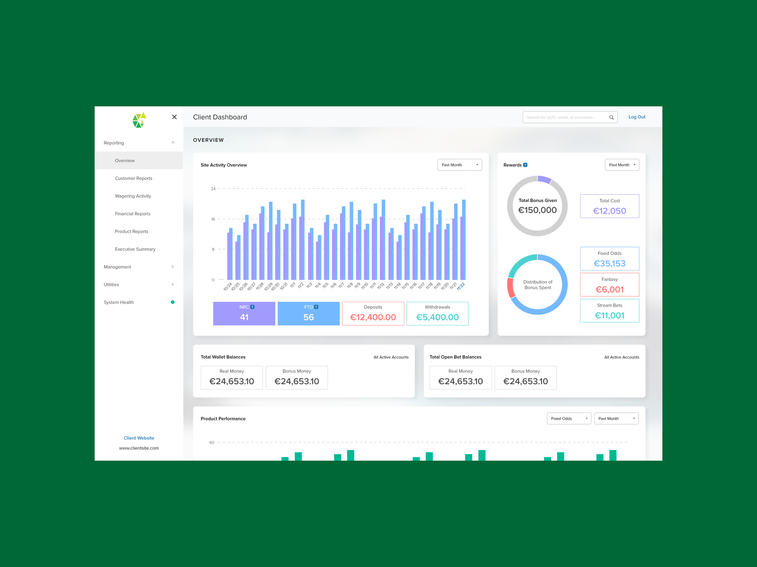 Chameleon Backoffice (2020-2022)