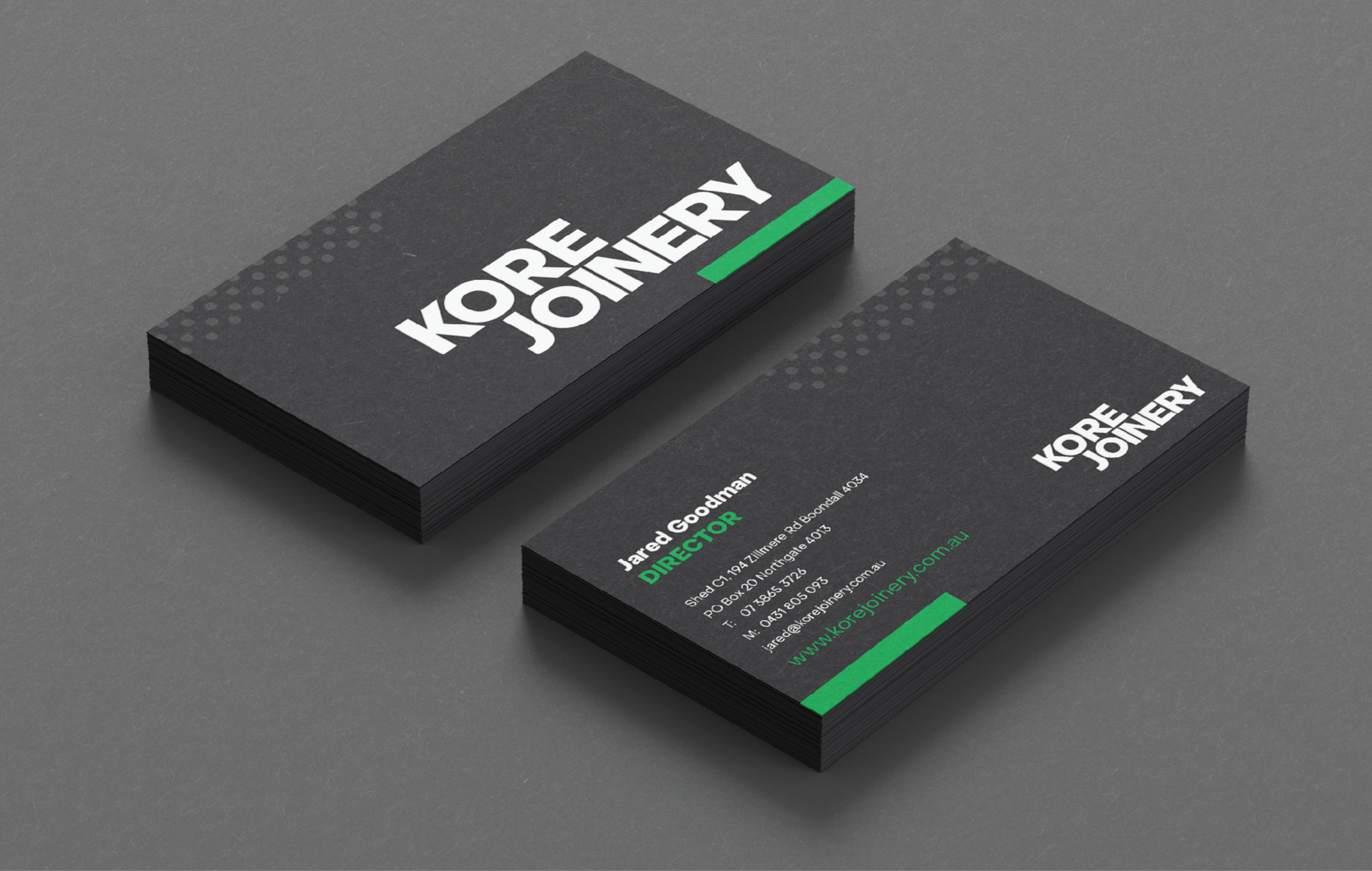 Kore Joinery Branding