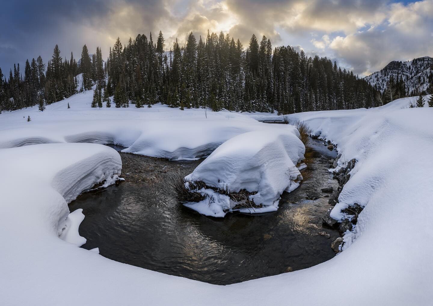 Just a nice little snowy river for your Monday morning. 

It was good to get out and shoot this scene last week.  I hadn&rsquo;t gotten out to do any photography, hiking or basically anything in about 3 months due to some dumb health stuff, so it was