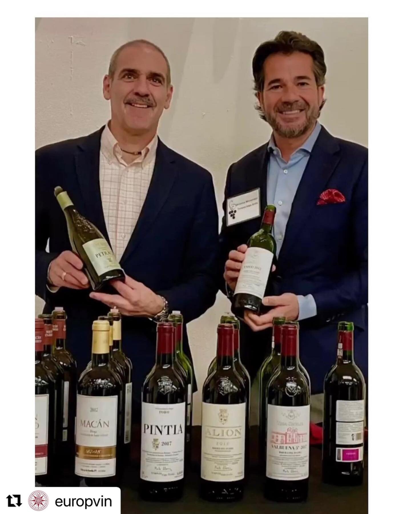 #Repost @europvin with @make_repost
・・・
General Manager of @temposvegasicilia, Antonio Men&eacute;ndez, and @europvin_jim hard at work at today&rsquo;s @bowlerwine tasting event! 🍷