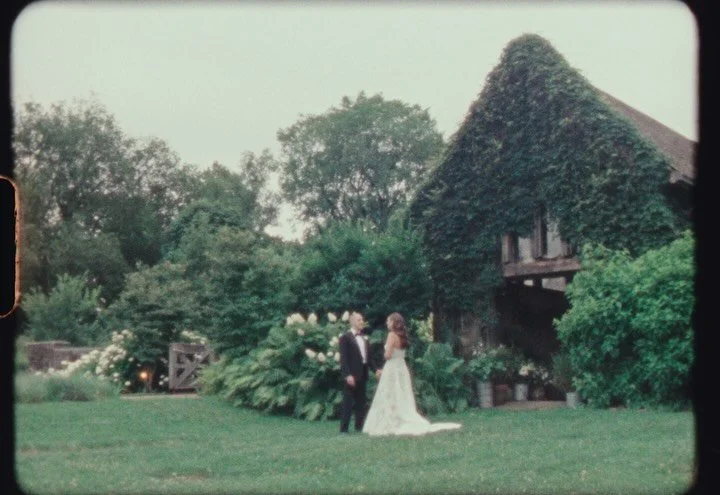 Super 8 strikes again. A magical day on a timeless medium. 🎥 a few fav snapshots from Francesca and Ryan&rsquo;s celebration at the iconic @bluehillfarm