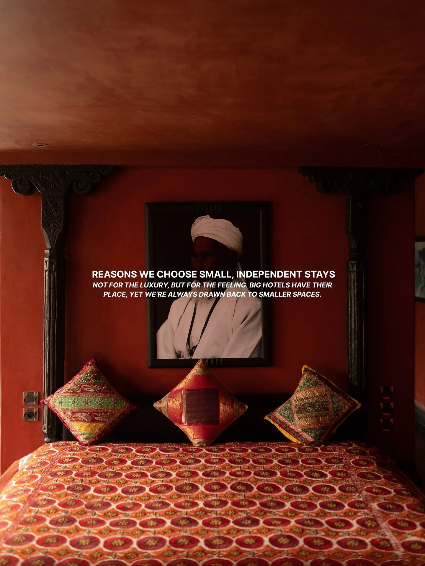 There&rsquo;s something about smaller, independent stays, boutique hotels, guesthouses, B&amp;Bs, that draws us in.

It&rsquo;s not about luxury or perfection. It&rsquo;s the intimacy, the thoughtfulness, the little surprises you notice only because 