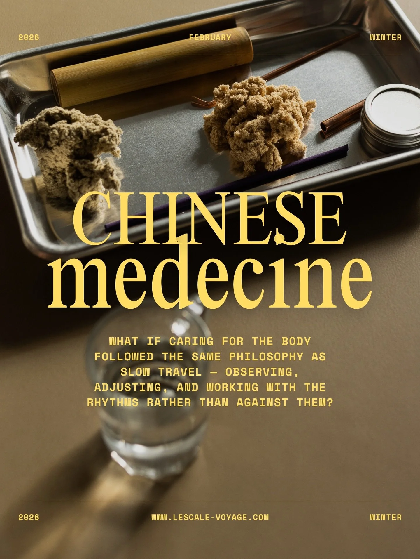 Not our usual subject, no check-in desk, no room key, but this one held our attention.

This series follows @ethanmurchie and his work within classical Chinese medicine. You&rsquo;ll see moxa here, a targeted heat practice, along with diagnostic meth