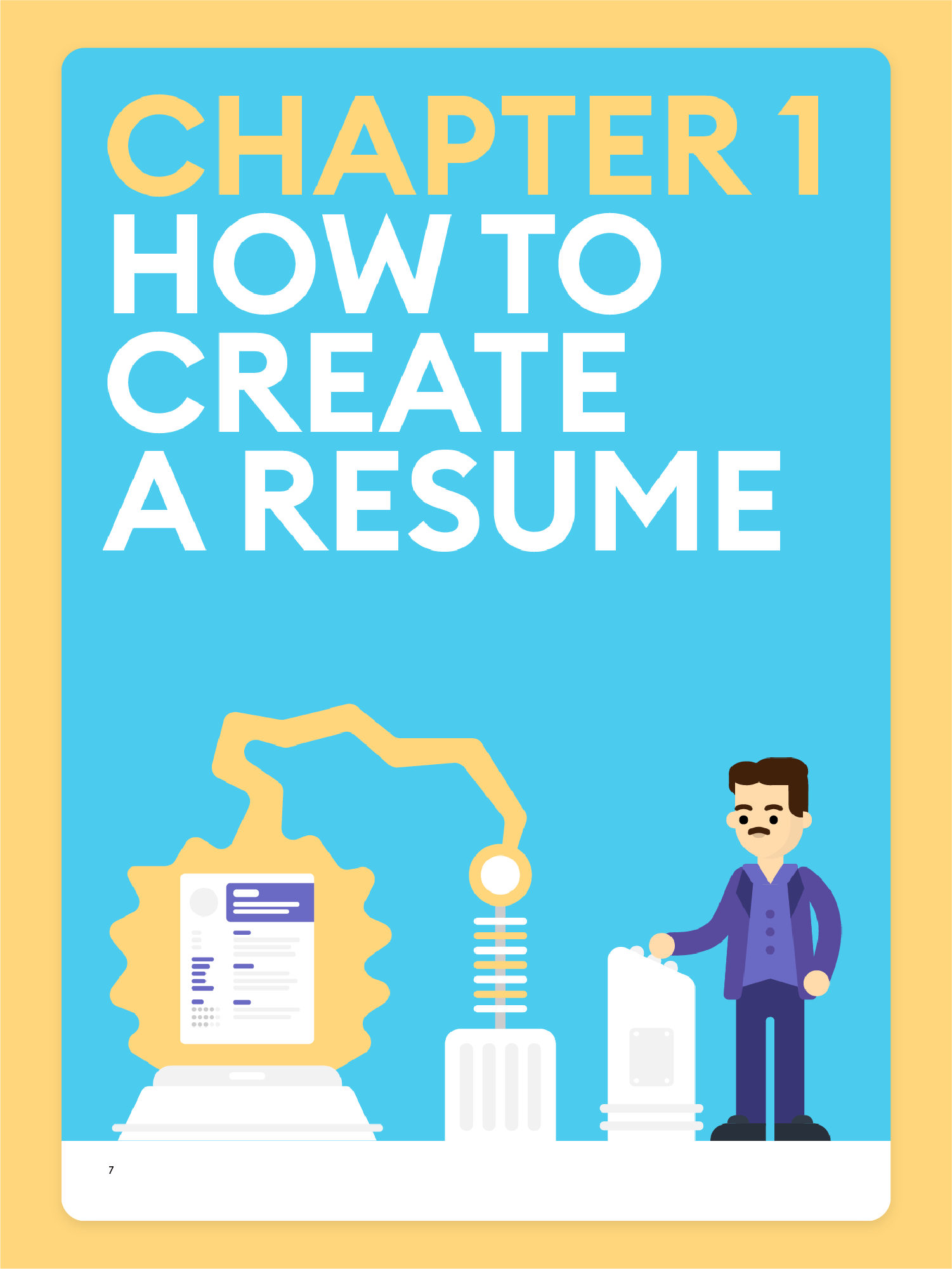 How to create a resume chapter cover (Copy)